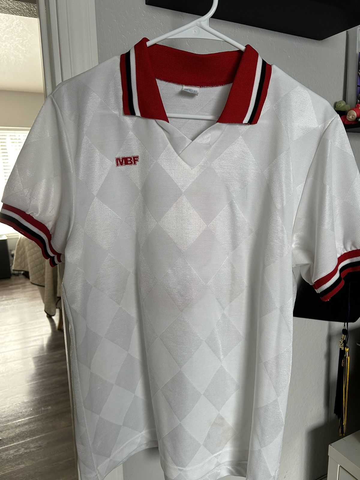 Vintage Vintage MBF Soccer Jersey Size US L / EU 52-54 / 3 - 1 Thumbnail