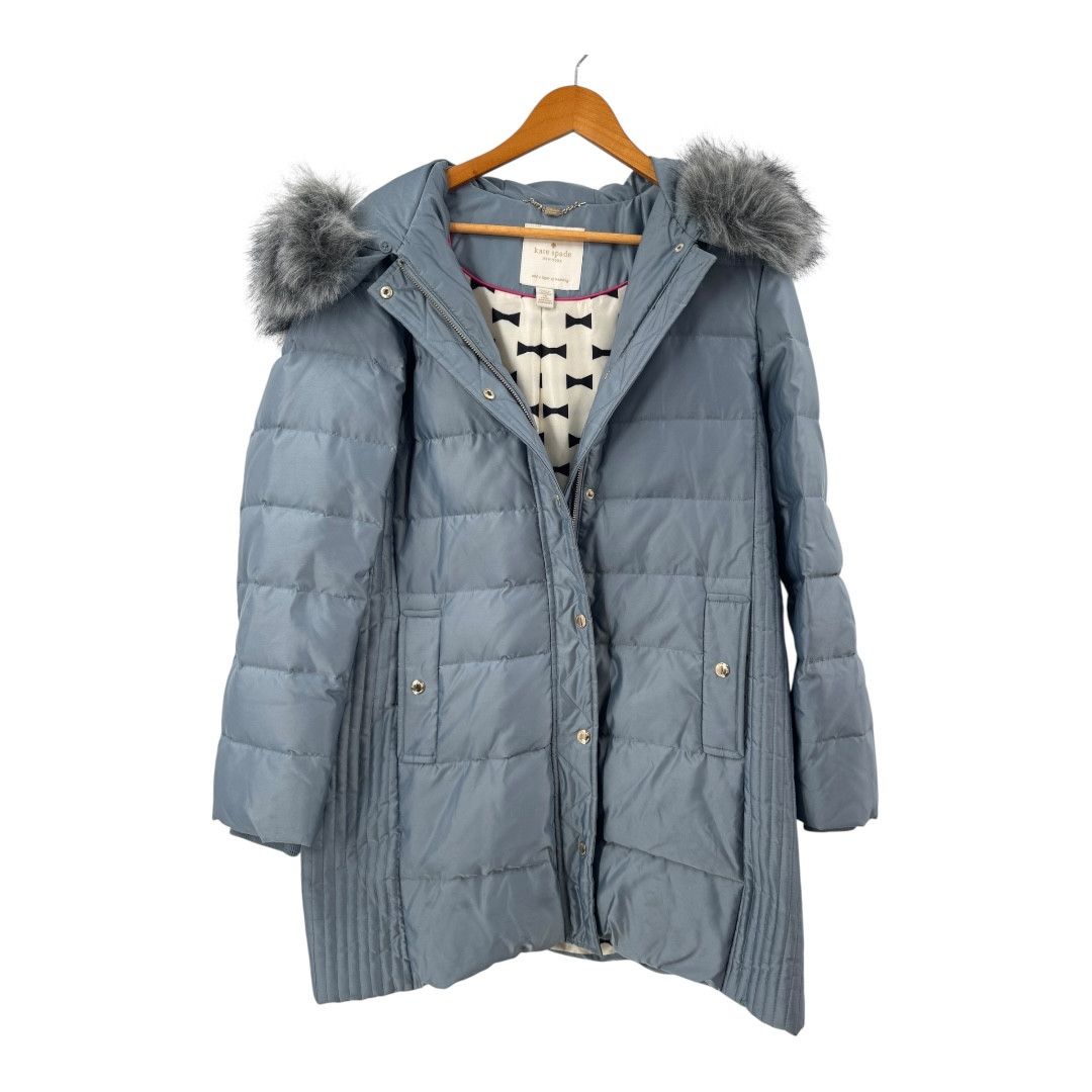 Kate Spade Kate Spade Jacket Quilted Faux Fur Hood Down Puffer Size M / US 6-8 / IT 42-44 - 2 Thumbnail