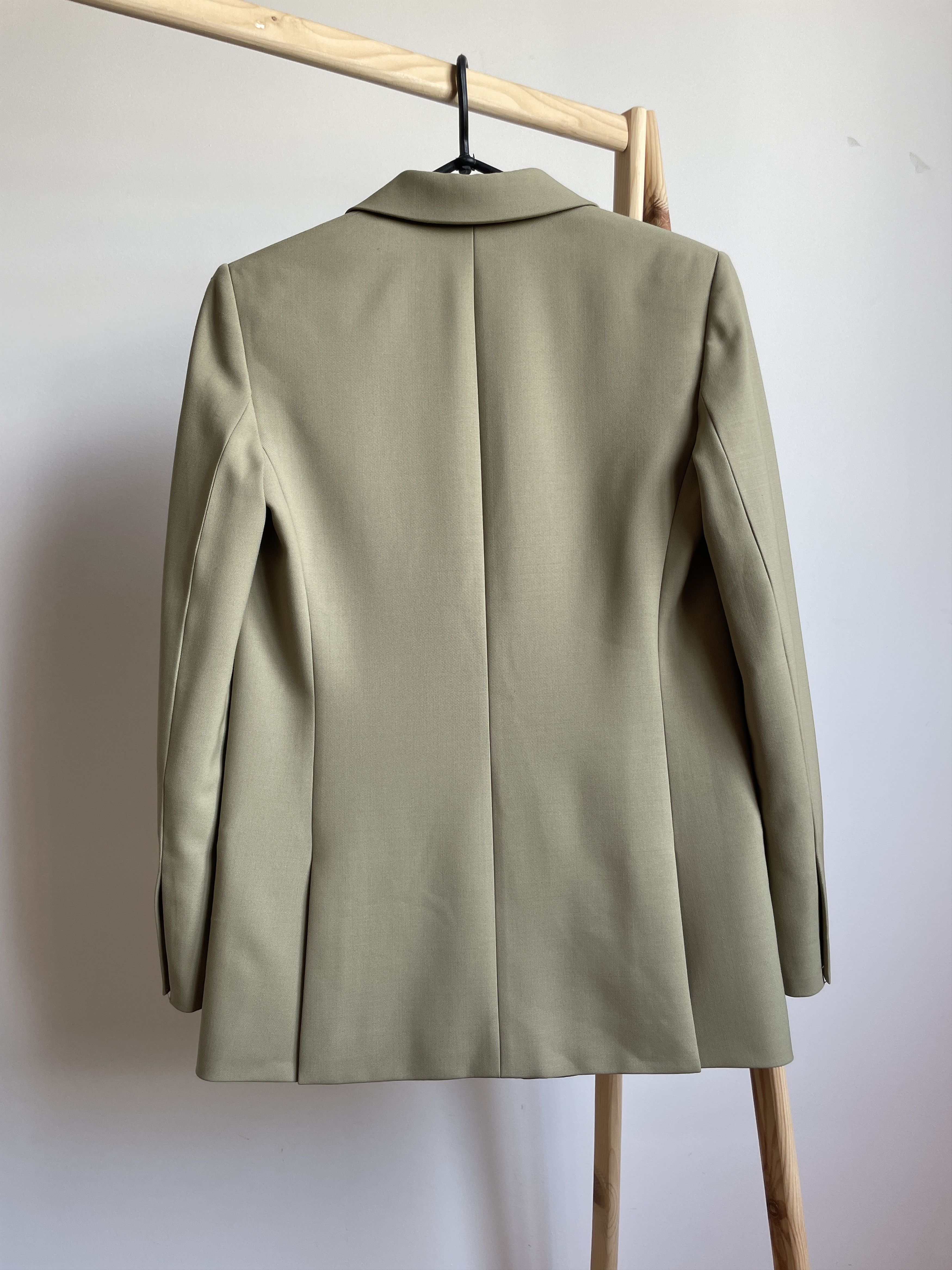 Helmut Lang Helmut Lang Peak Lapel Womens Wool Blend Blazer Size US 0 Size XS / US 0-2 / IT 36-38 - 2 Thumbnail