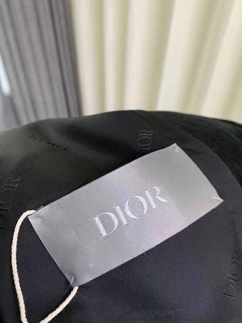 Dior Dior New Stitching Letter Logo Baseball Collar Suede Jacket Size US L / EU 52-54 / 3 - 4 Thumbnail