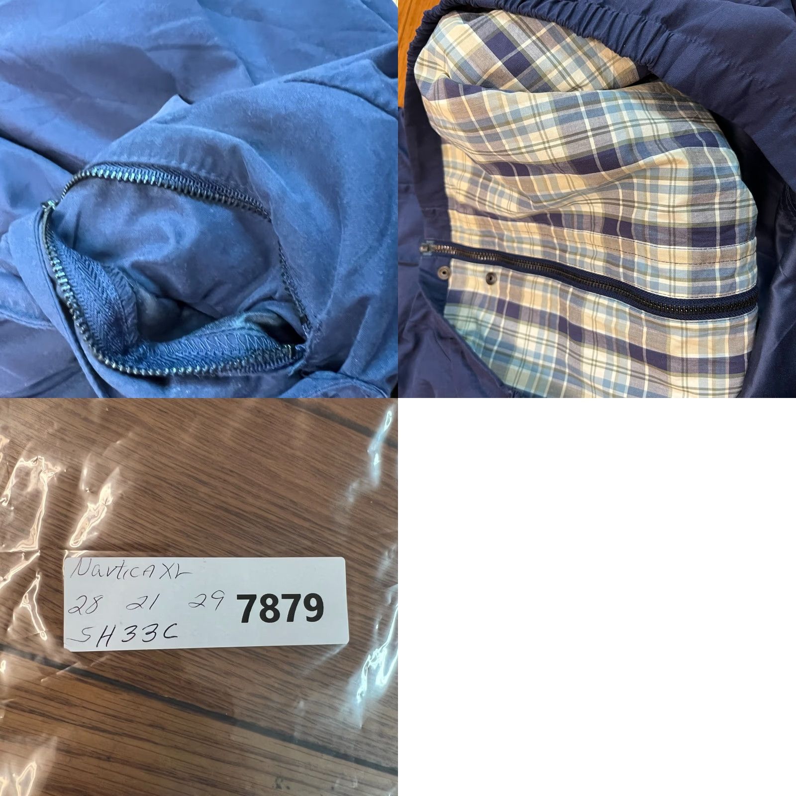 Nautica Nautica Overcoat XL Blue Lined Pockets Hooded Adult Size US XL / EU 56 / 4 - 8 Thumbnail