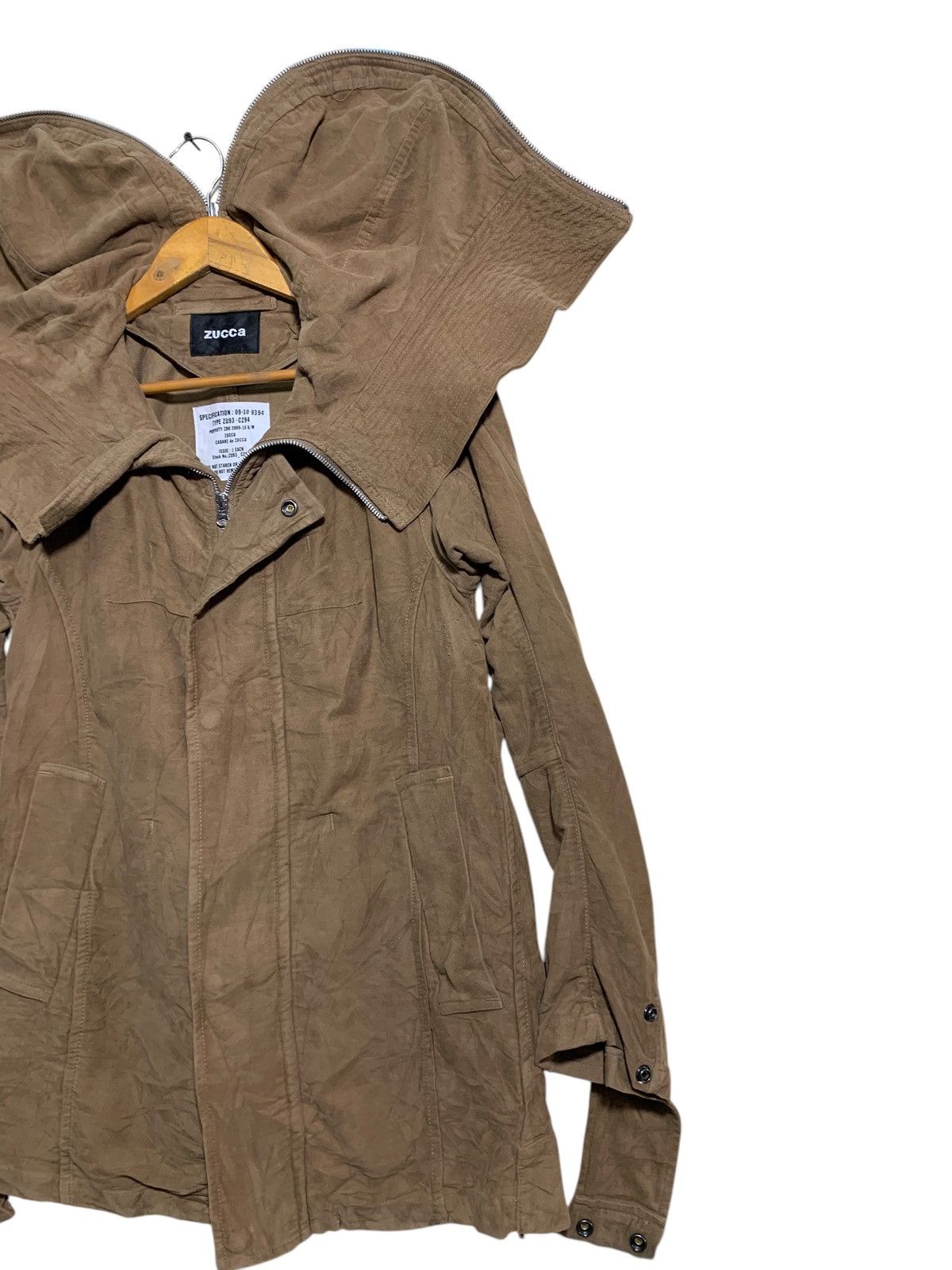 CABANE de ZUCCa 🔥ZUCCA SQUID MOLESKIN HOODIE JACKETS Size US S / EU 44-46 / 1 - 3 Thumbnail