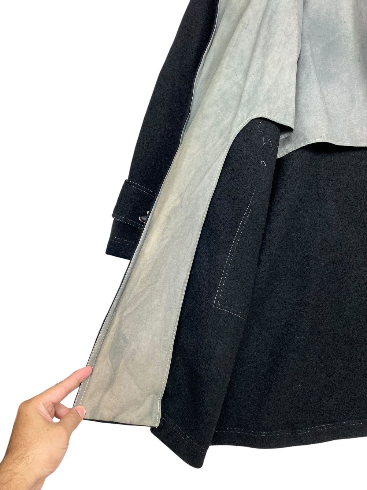 Jean Charles De Castelbajac Rare‼️ Vintage Jean Charles de Castelbajac Wool Duffle Coat Size XL / US 12-14 / IT 48-50 - 9 Thumbnail