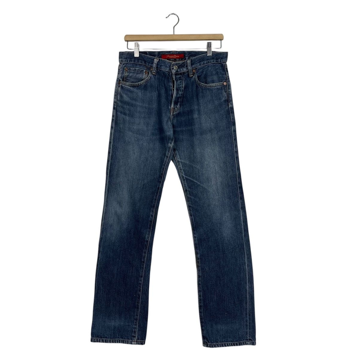 Japanese Brand Vintage Japanese Designer Redline Denim Jean Size US 31 - 1 Thumbnail