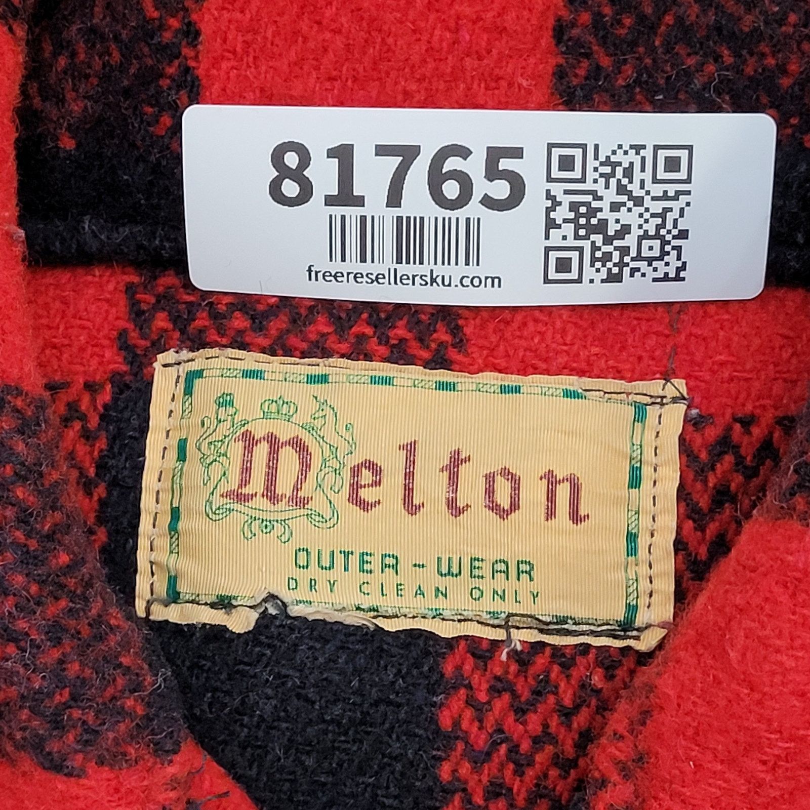 Vintage VTG 50s Melton Buffalo Plaid Wool Hunting Jacket M Talon USA Size US M / EU 48-50 / 2 - 8 Thumbnail