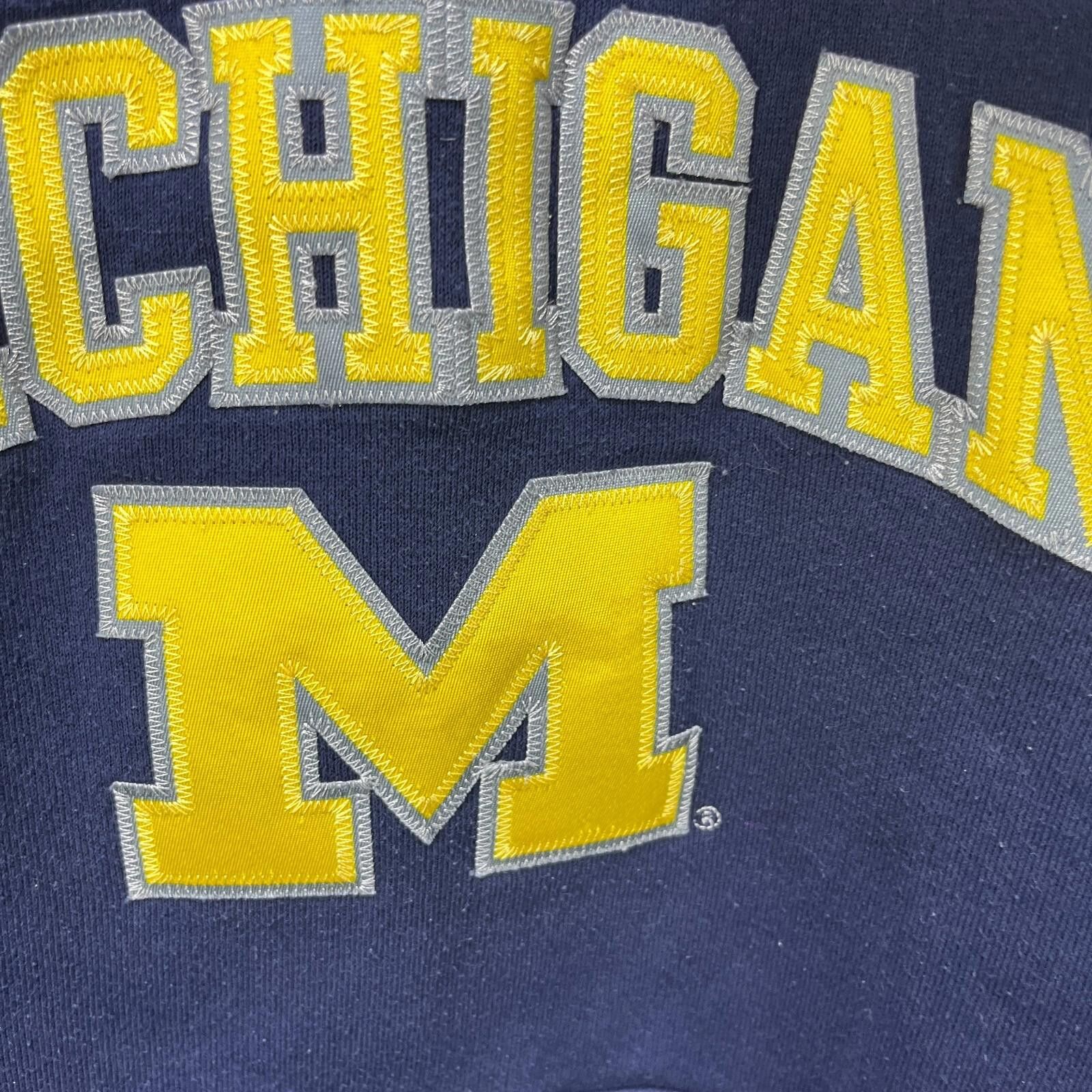 Russell Athletic Vintage Michigan Wolverines Russell Athletic Hoodie Small Size ONE SIZE - 5 Thumbnail