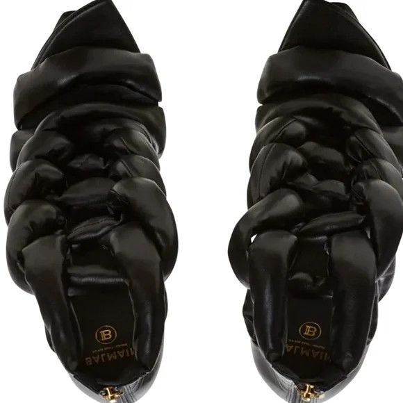 Balmain Balmain Women's Ava Braided Block Platform Pumps - EU37/US7 Size US 7 / IT 37 - 11 Thumbnail