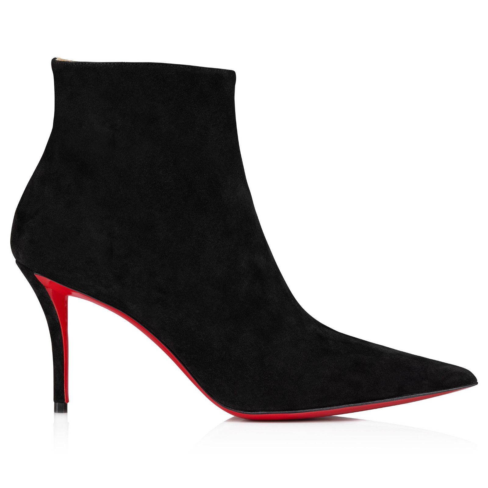 Christian Louboutin Christian Louboutin So Apostropha Booty 80 Black Suede Size US 7 / IT 37 - 6 Thumbnail