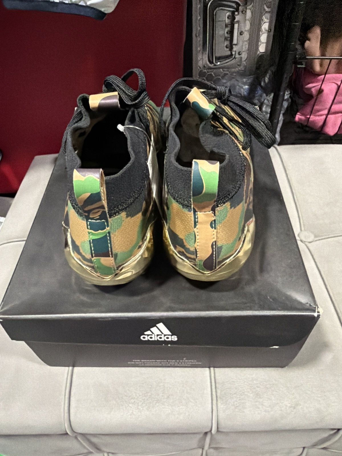 Adidas × Bape Adizero bape cleats Size US 9.5 / EU 42-43 - 2 Thumbnail