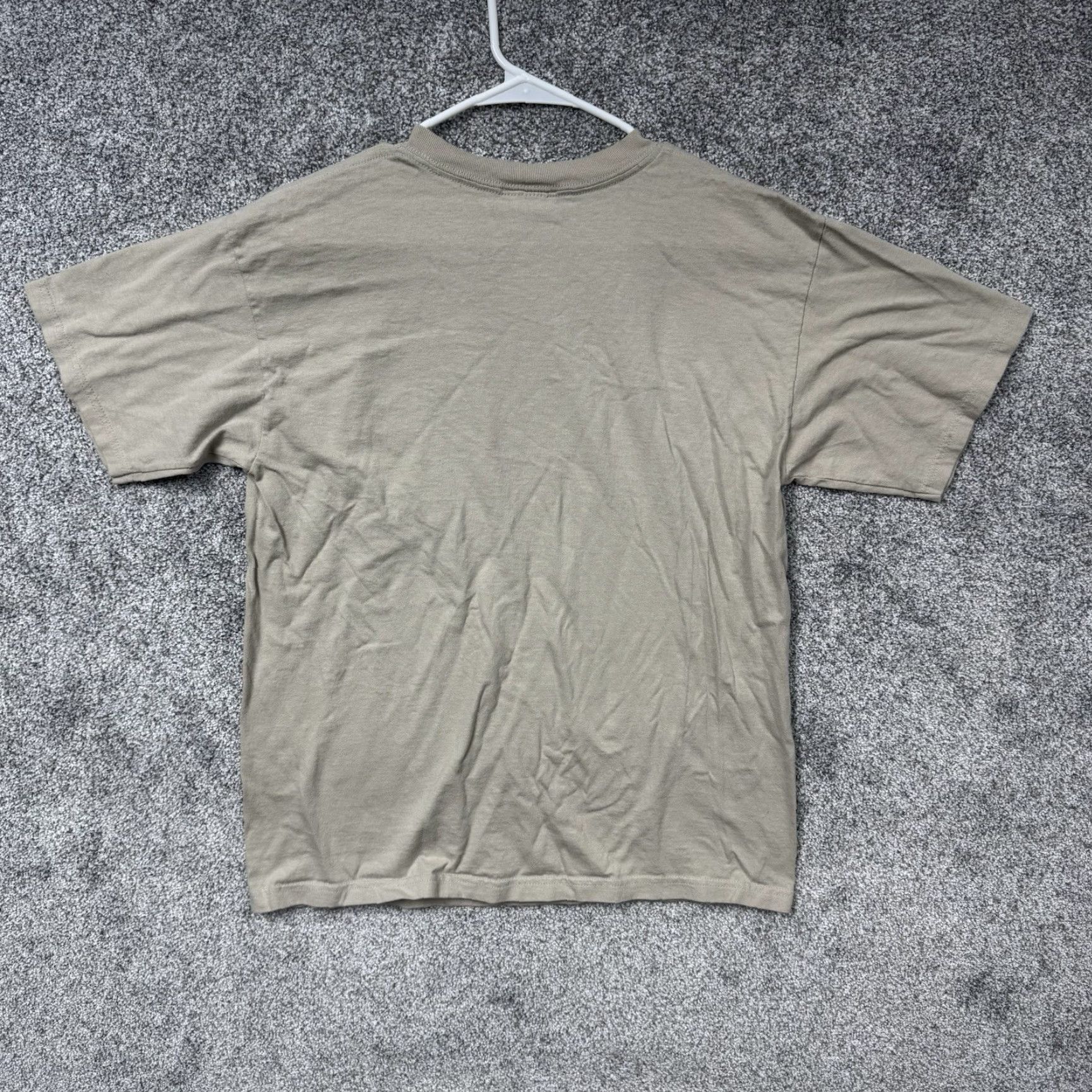 Vintage VINTAGE Techstyles Sportswear Carnival Miracle T-shirt M The Fun Ship Artsy Surfboard Skater Cruise Beach Mens T-Shirt Beige Cotton Graphic Print Size US M / EU 48-50 / 2 - 2 Thumbnail