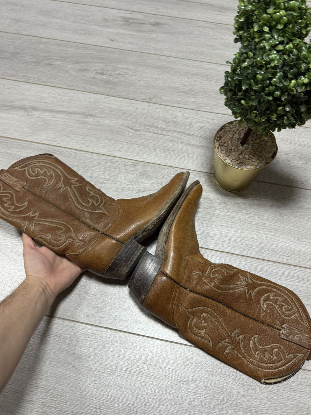 Dan Post Dan Post Boots Men's Size 8.5 Western Leather GUIDI STYLE Size US 8.5 / EU 41-42 - 8 Thumbnail