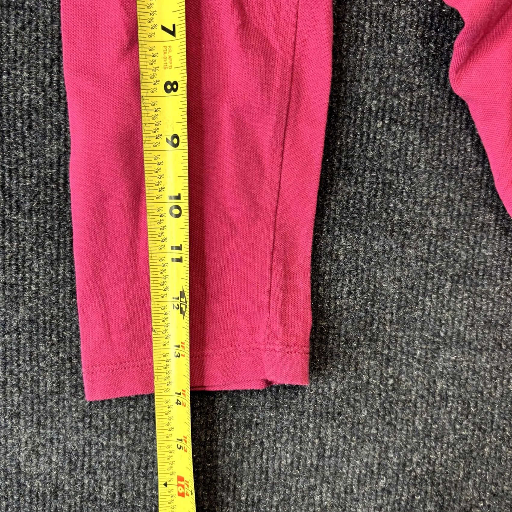 Tommy Hilfiger Tommy Hilfiger Womens Medium Pink 3/4 Sleeve Polo Top Casual Preppy Shirt Size M / US 6-8 / IT 42-44 - 5 Thumbnail