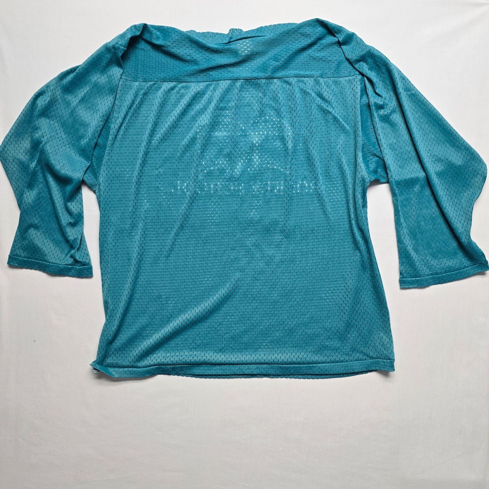 Vintage Vintage Hockey School Jersey Soft 100% Nylon Blue Large Top Size US XL / EU 56 / 4 - 6 Thumbnail