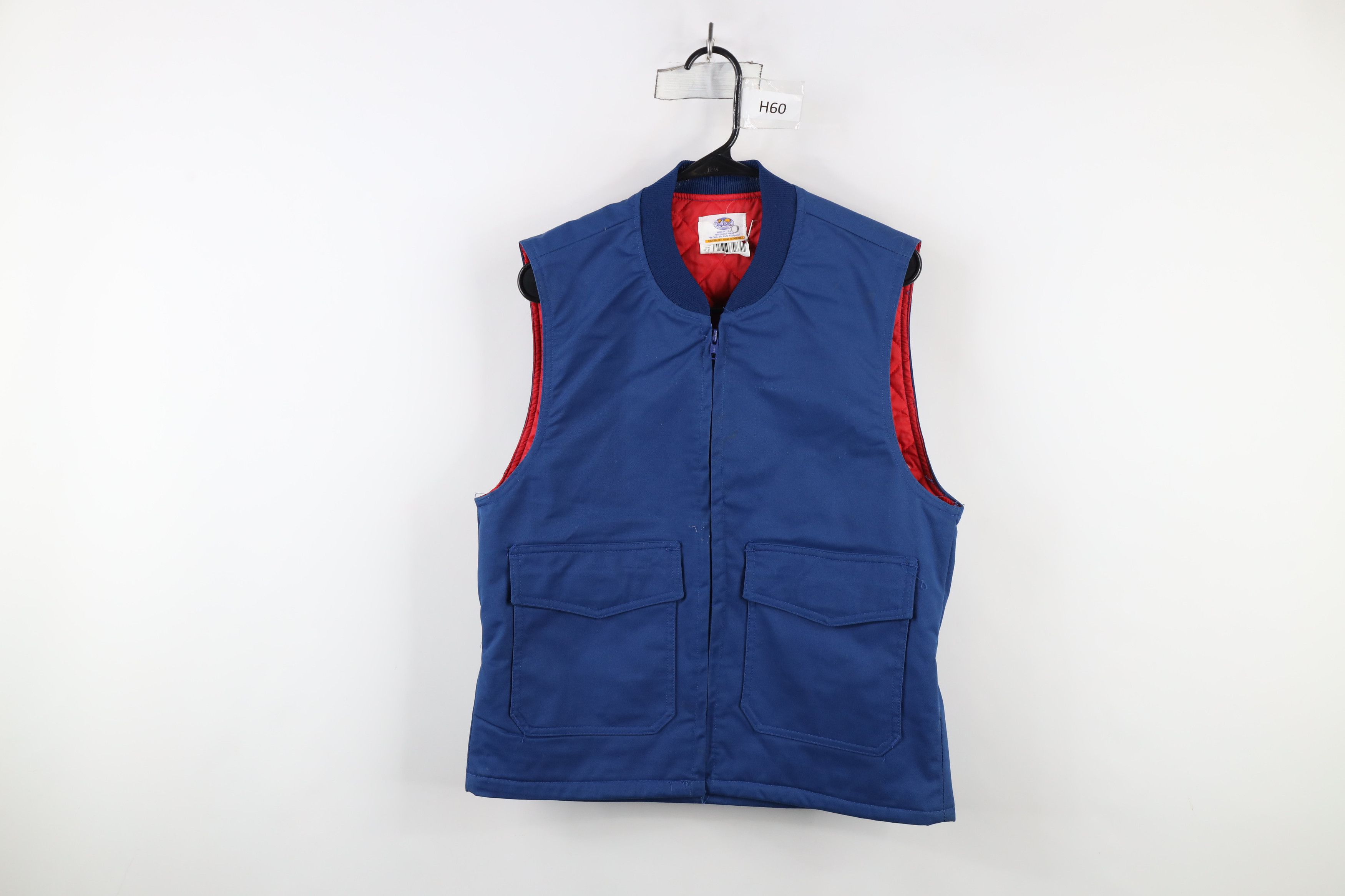 Vintage Vintage 90s Streetwear Quilted Workwear Vest Jacket USA Size US M / EU 48-50 / 2 - 1 Thumbnail