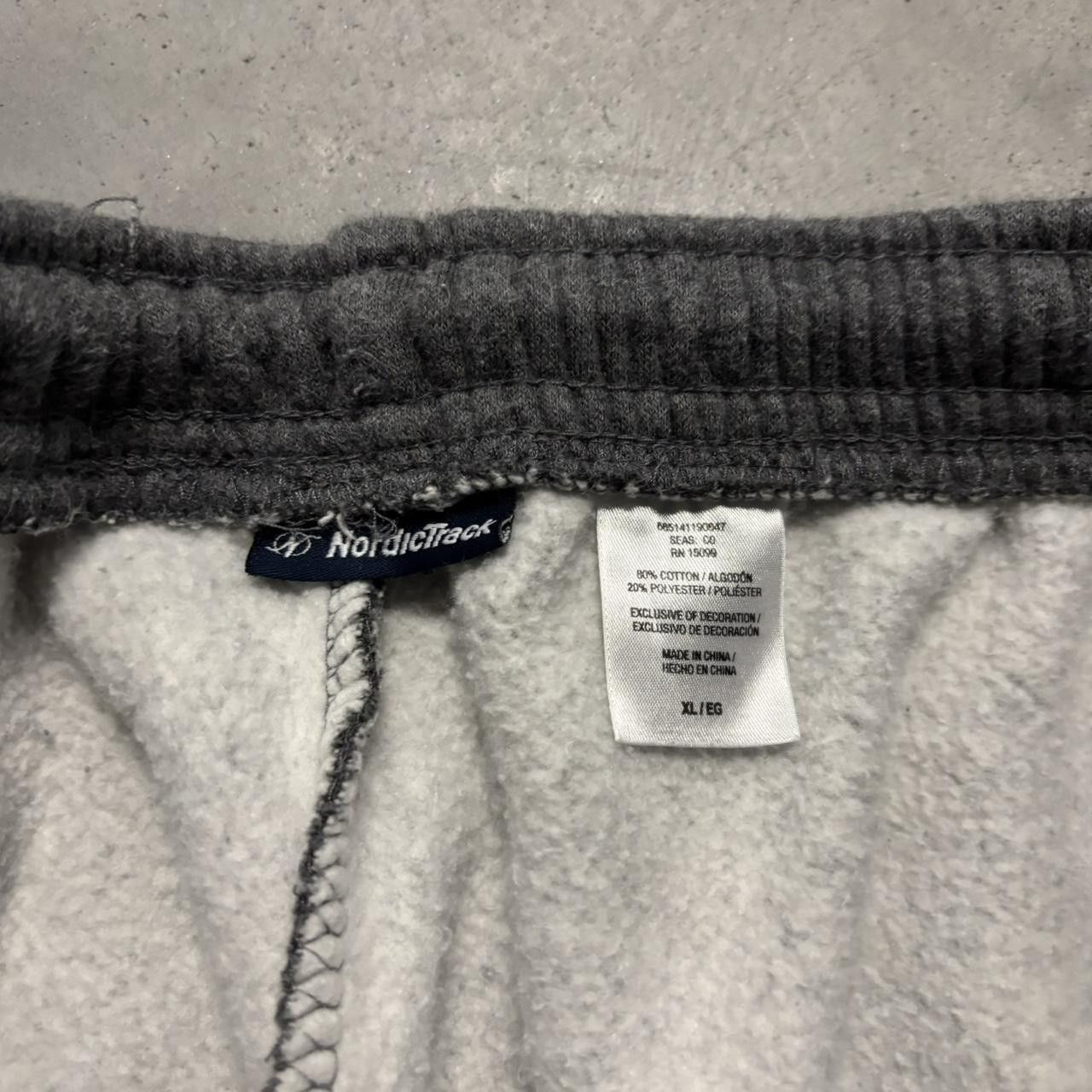 Japanese Brand × Vintage Crazy Vintage Y2K/2000s Grey Skater Essential Sweatpants! Size US 34 / EU 50 - 6 Thumbnail