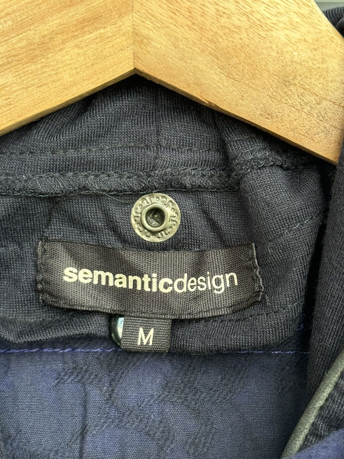 If Six Was Nine Vintage Semantic Design Button Jacket Hoodies Size US M / EU 48-50 / 2 - 8 Thumbnail
