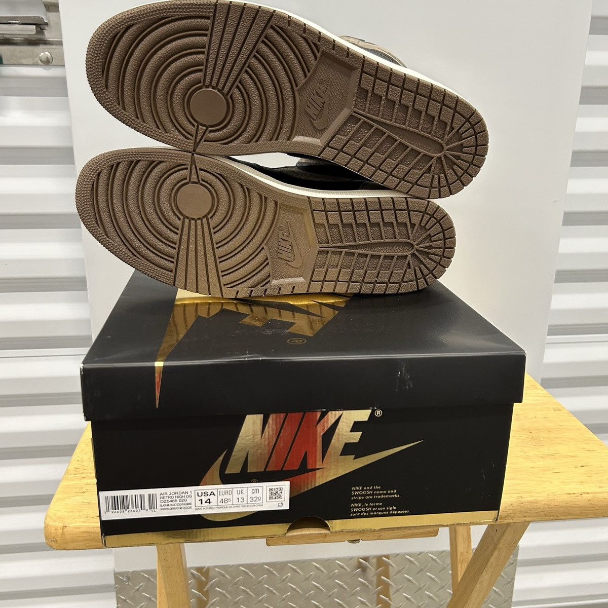 Jordan Brand Nike Air Jordan 1 Retro High OG Palomino DZ5485-020 Men’s 14 Size US 14 / EU 47 - 8 Thumbnail