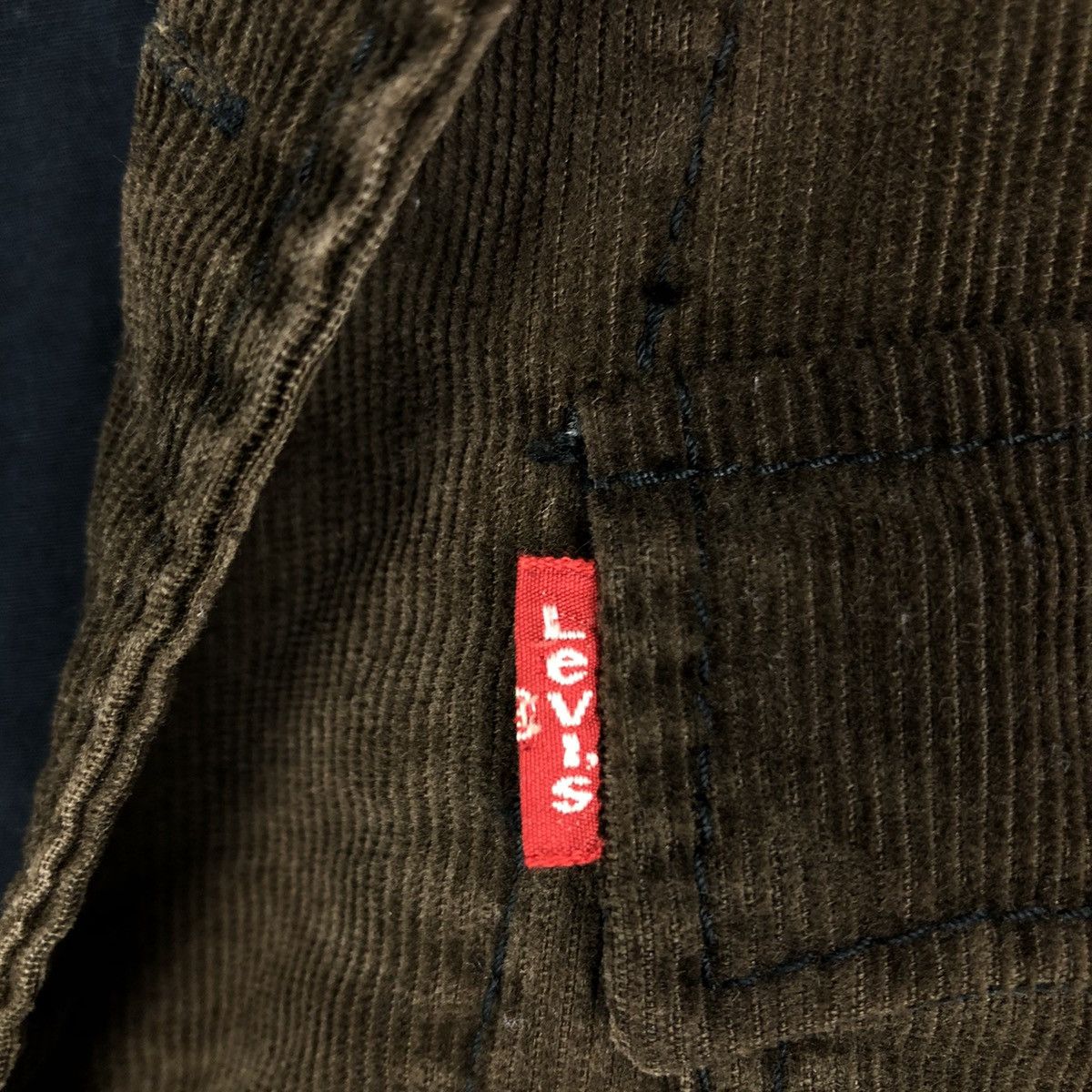 Levi's 🔥Vintage Corduroy Biker Jacket Levi’s Red Tab Size US M / EU 48-50 / 2 - 17 Thumbnail