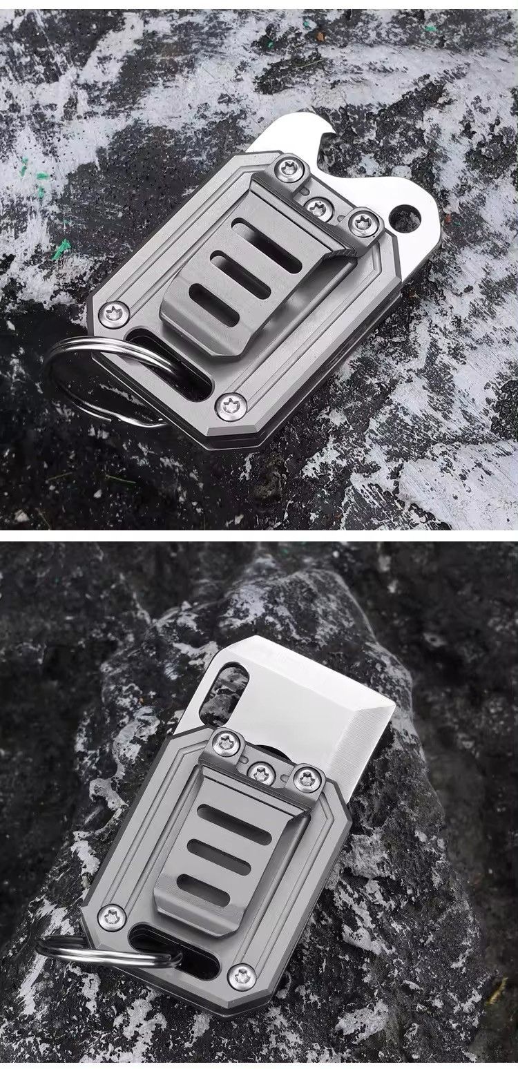 Other sharp Ppocket Knife Carry Key Chain Pendant Bottle Opener Size ONE SIZE - 4 Thumbnail