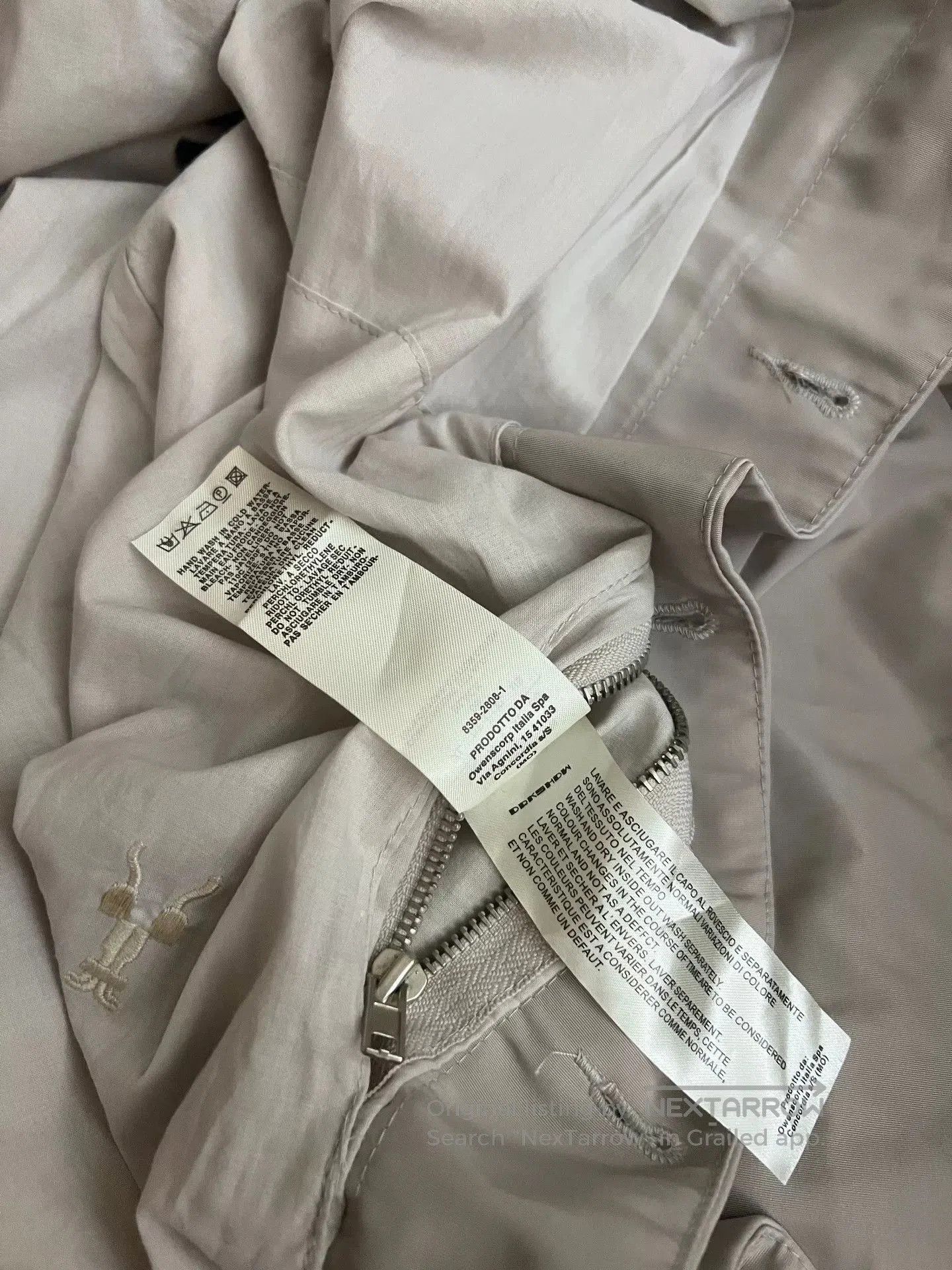 Rick Owens Rick Owens Asymmetrical Neck Nylon Jacket. Size US XL / EU 56 / 4 - 9 Thumbnail