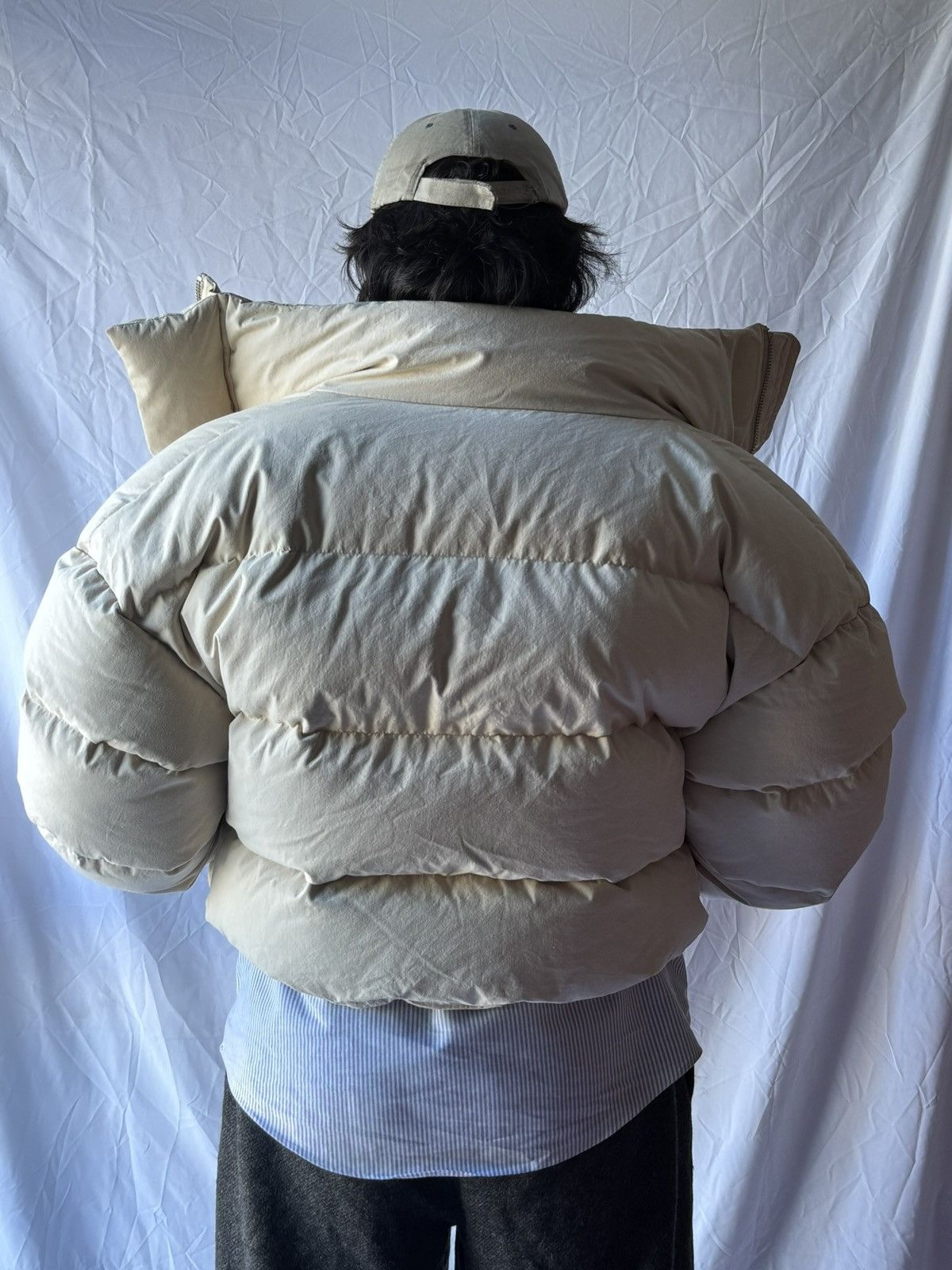 Entire Studios Entire Studios Down MML Cream Puffer Jacket Size US M / EU 48-50 / 2 - 5 Thumbnail