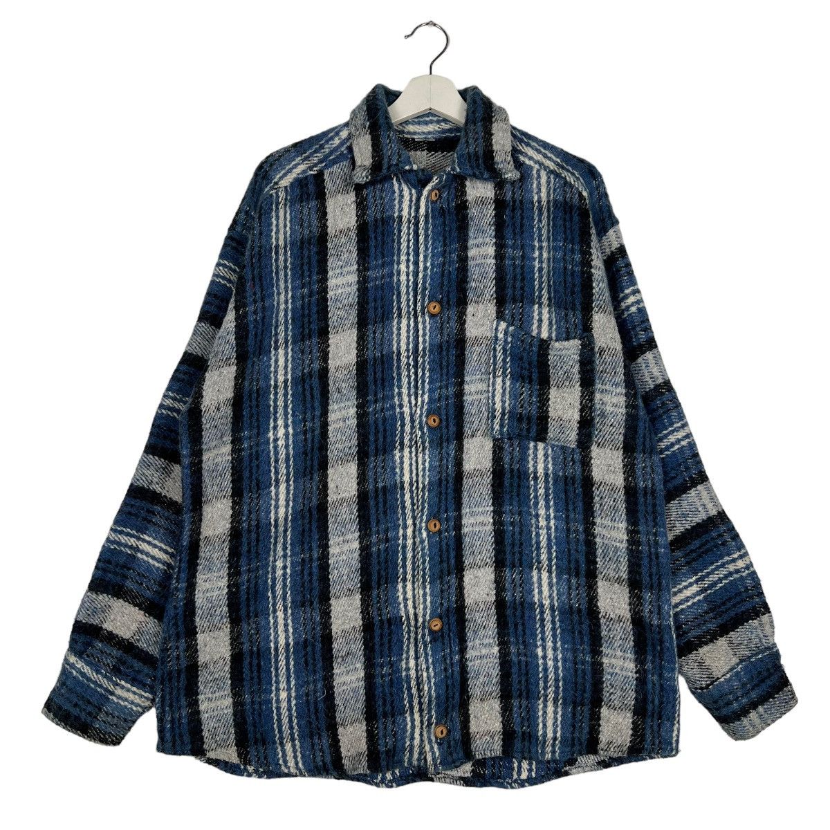 Vintage 🔥 VINTAGE PLAID WOOL JACKET Size US L / EU 52-54 / 3 - 1 Thumbnail