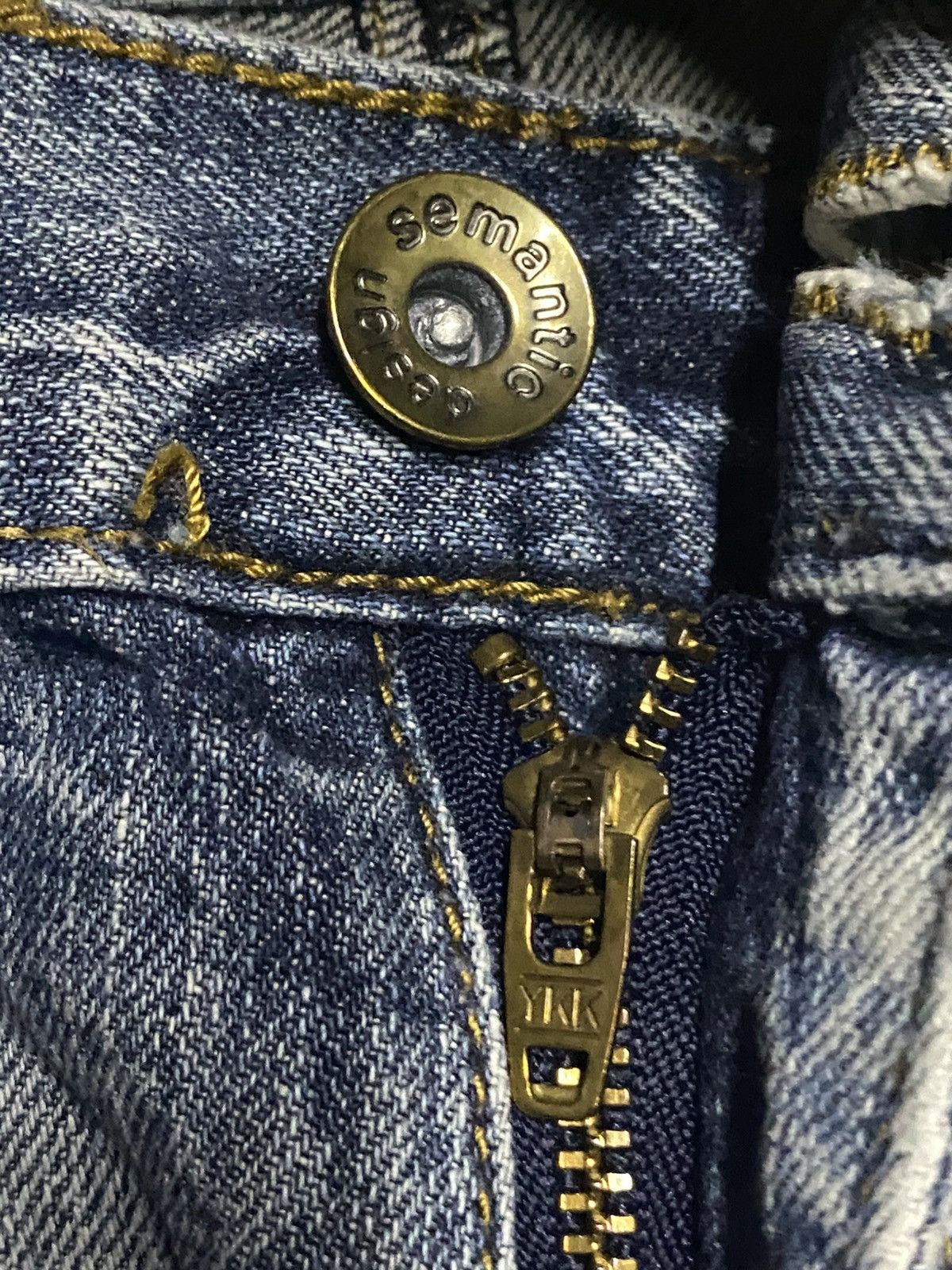 semanticdesign SemanticDesign Tactical Distressed Multipocket Flare Jeans Size US 32 / EU 48 - 13 Thumbnail