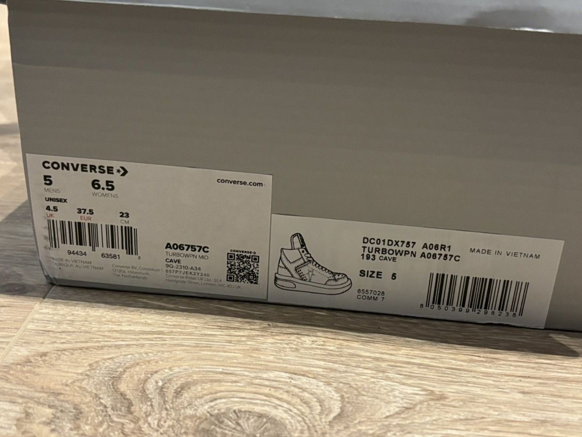 Converse Converse Rick Owens TURBOWPN Mid Cave Size US 6.5 / IT 36.5 - 10 Thumbnail
