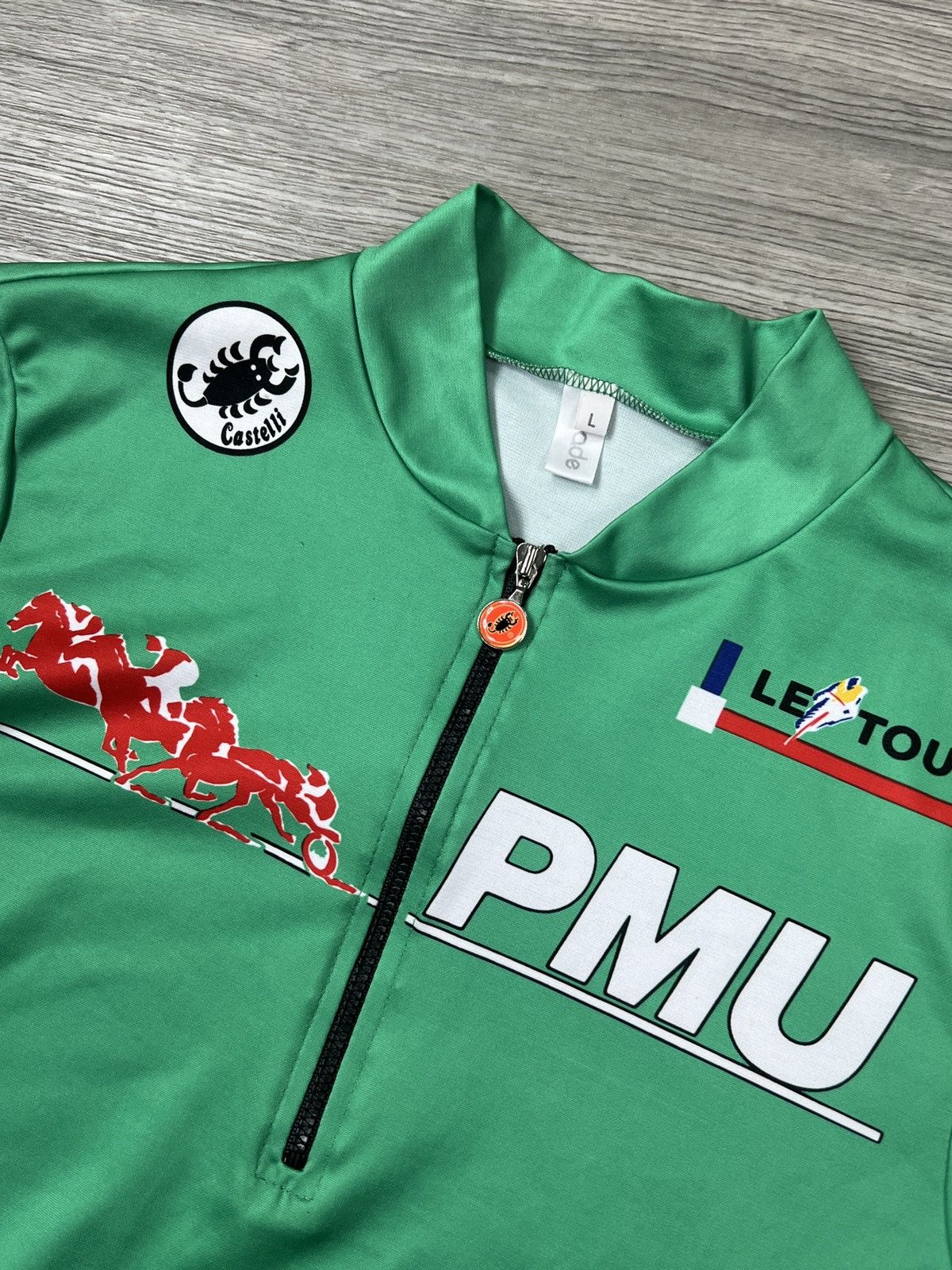 Other VTG Castelli Tour de France PMU Sprinter Jersey Cycling L Size US L / EU 52-54 / 3 - 3 Thumbnail