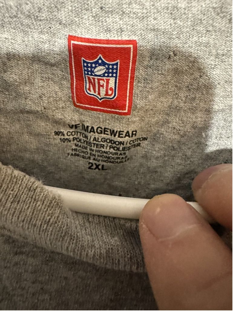 Lee New England Patriots T-Shirt Men XXL Gray VF Imagewear Size US XXL / EU 58 / 5 - 3 Thumbnail