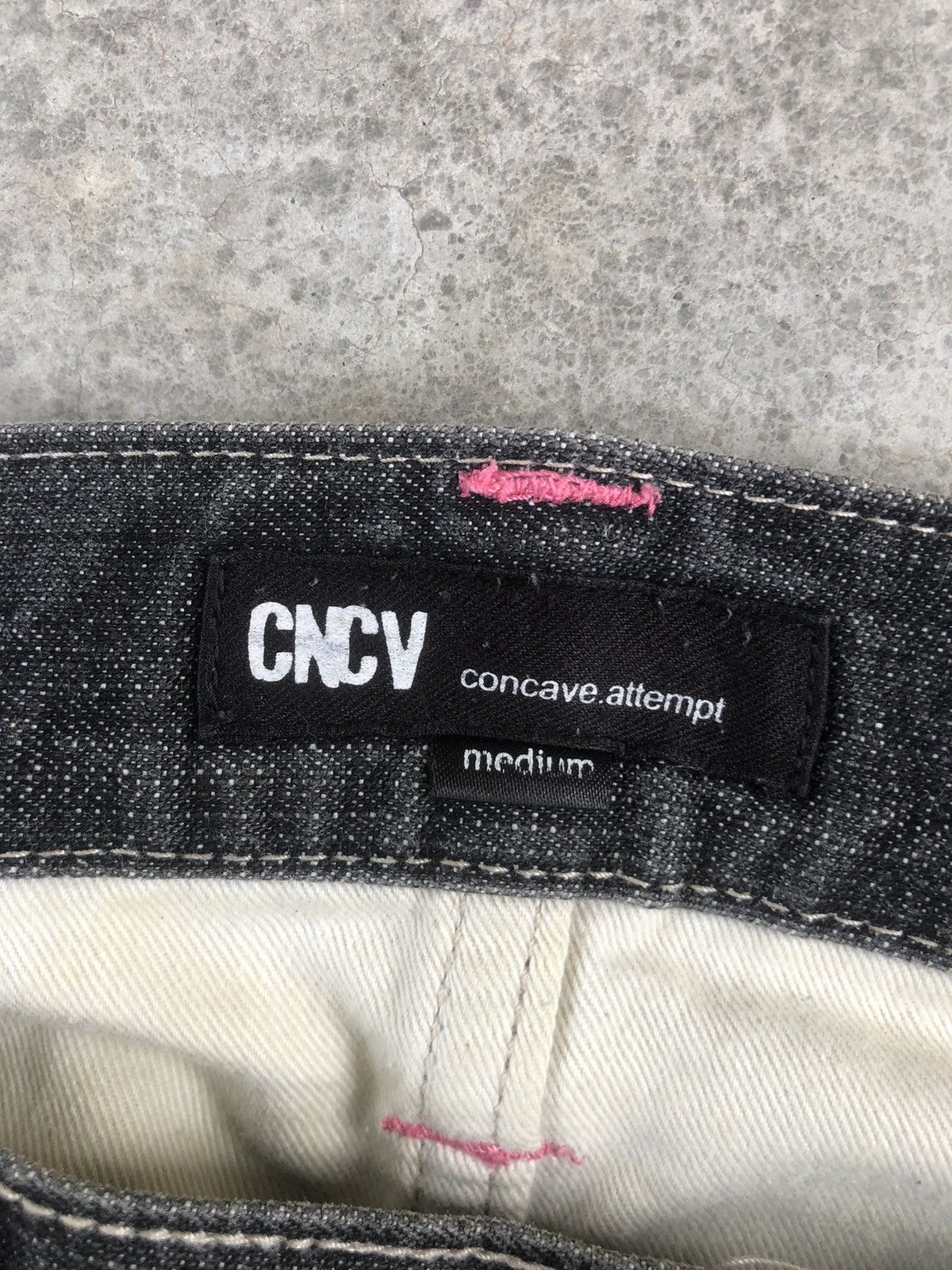Japanese Brand Japanese Concave Attempt Distressed Jeans Size US 33 - 21 Thumbnail