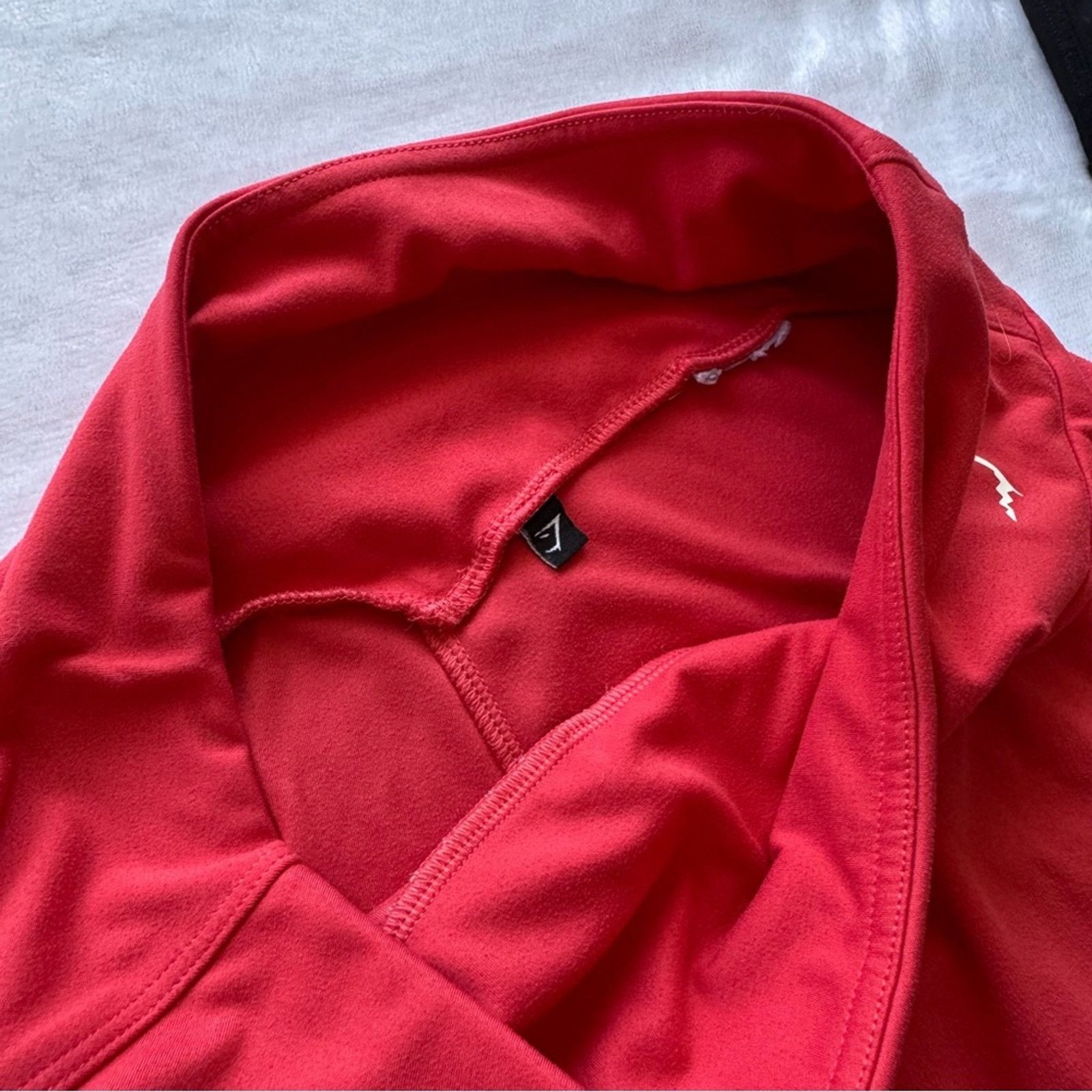 Gymshark Gymshark Leggings 2pcs Red and Black full length, Size S Size 28" / US 6 / IT 42 - 8 Thumbnail
