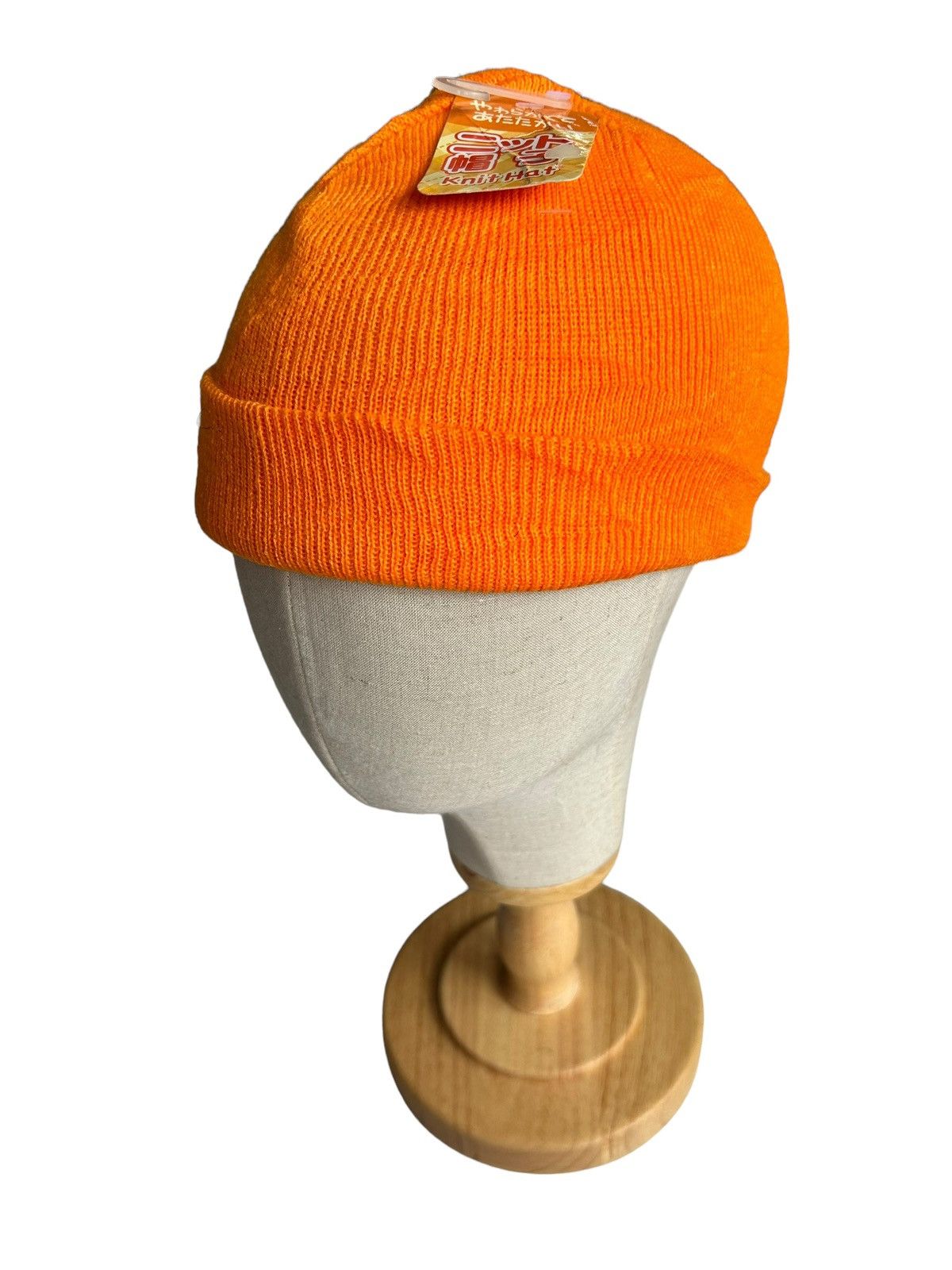 David Beckham × Japanese Brand Orange Beanie David Beckham Style Size ONE SIZE - 3 Thumbnail