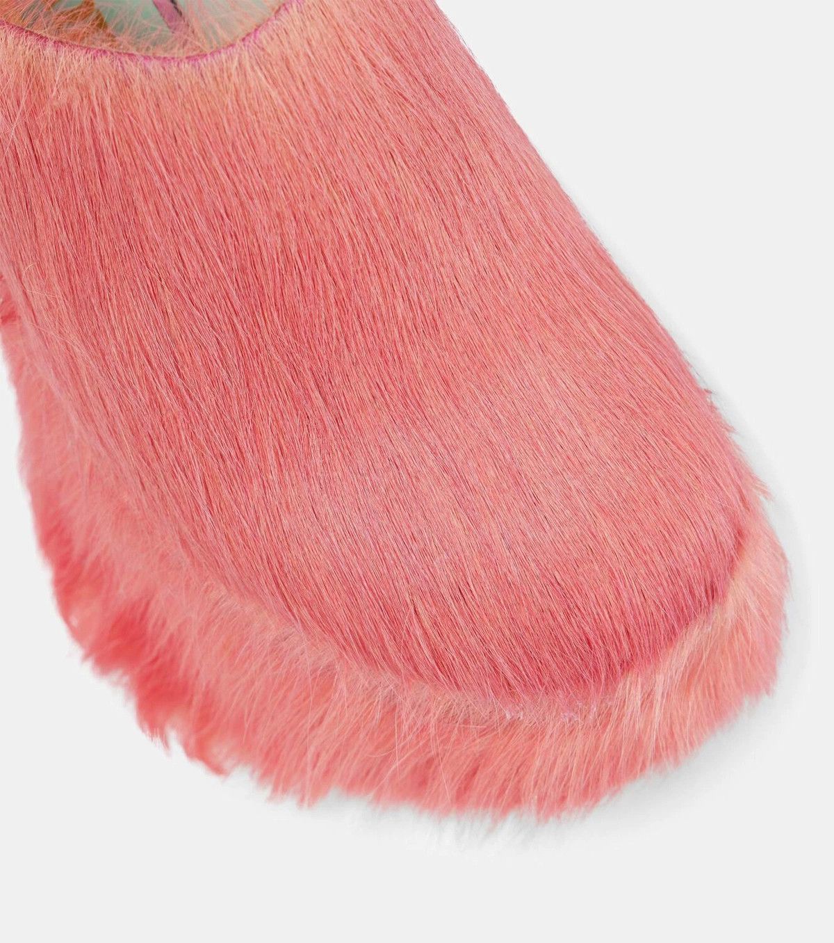 Vivienne Westwood o1f1d3z0426 Swamp Calf Hair Platform Clogs in Pink Size US 10 / IT 40 - 5 Thumbnail