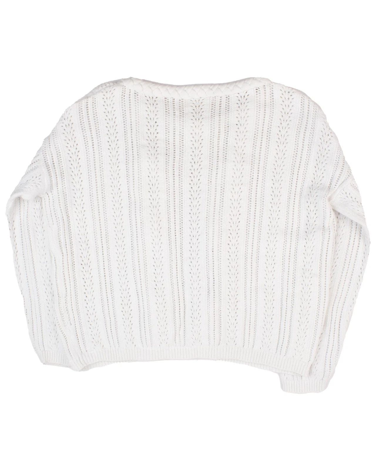 Sezane Women's La Maille Sézane Cable Knit Open Sweater Size XL Size XL / US 12-14 / IT 48-50 - 2 Thumbnail
