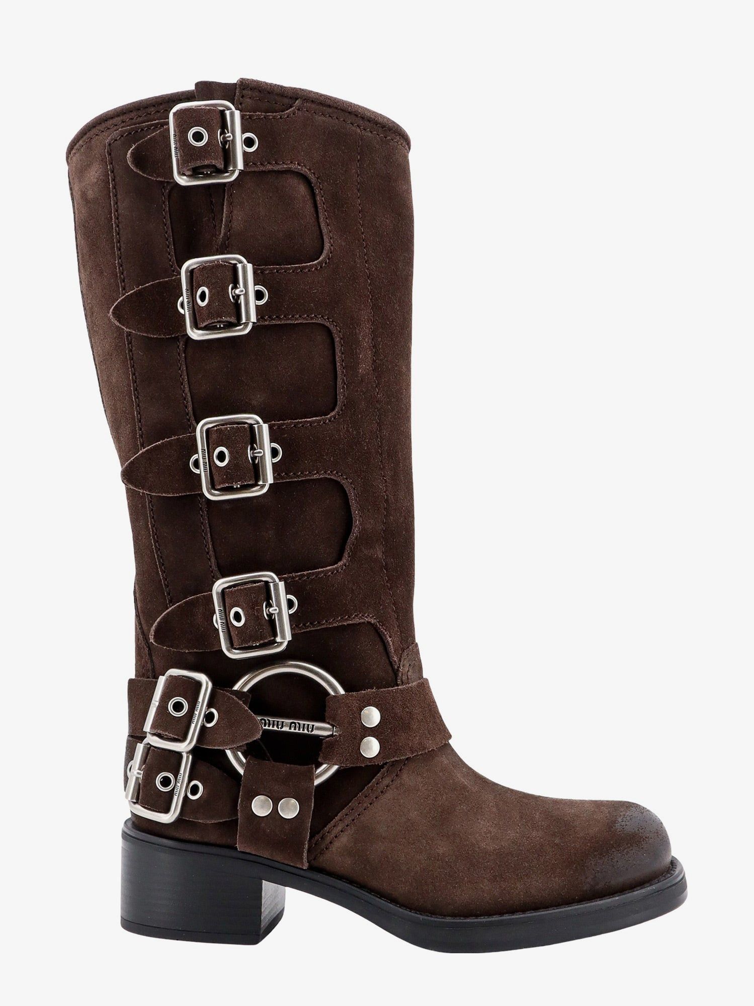 image of Miu Miu Boots Woman Brown Boots, Women's (Size 10)