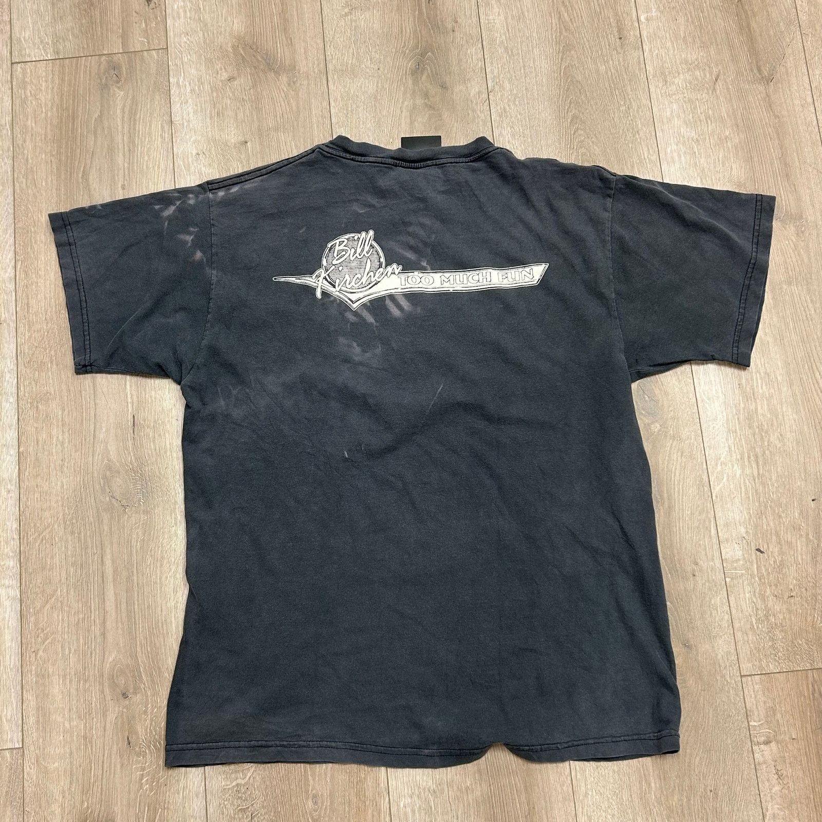 Vintage Vintage 90s Hot Rod Lincoln Bill Kirchen Black Tee Large Size US L / EU 52-54 / 3 - 4 Thumbnail