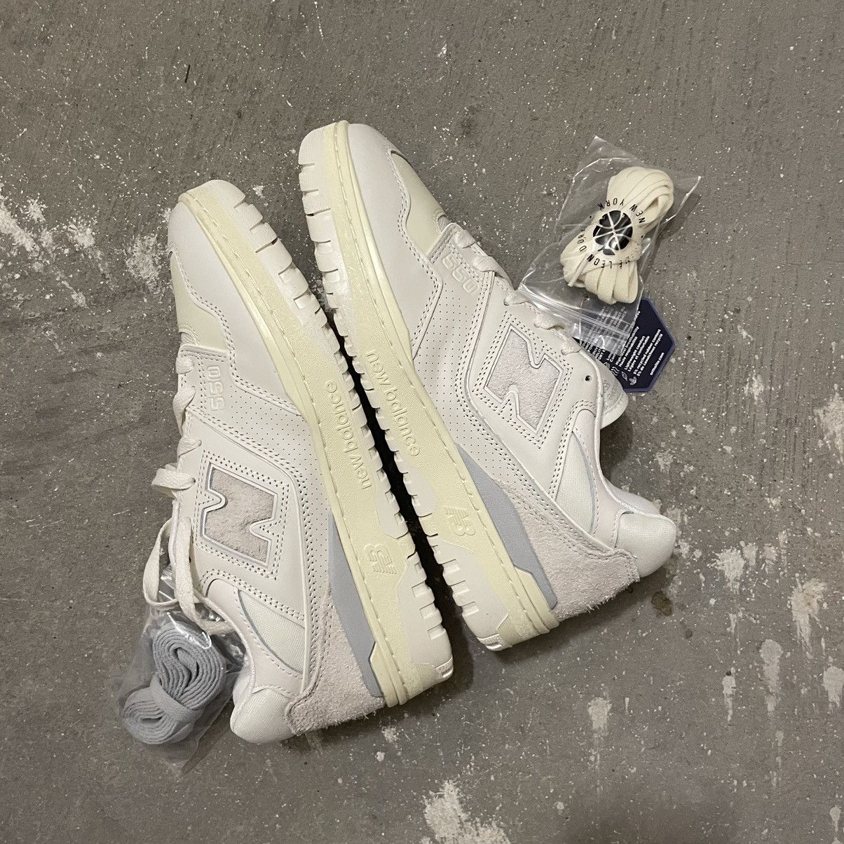 Aime Leon Dore × New Balance ALD x NB550 White Beige Suede [NOS] Size US 10 / EU 43 - 1 Thumbnail