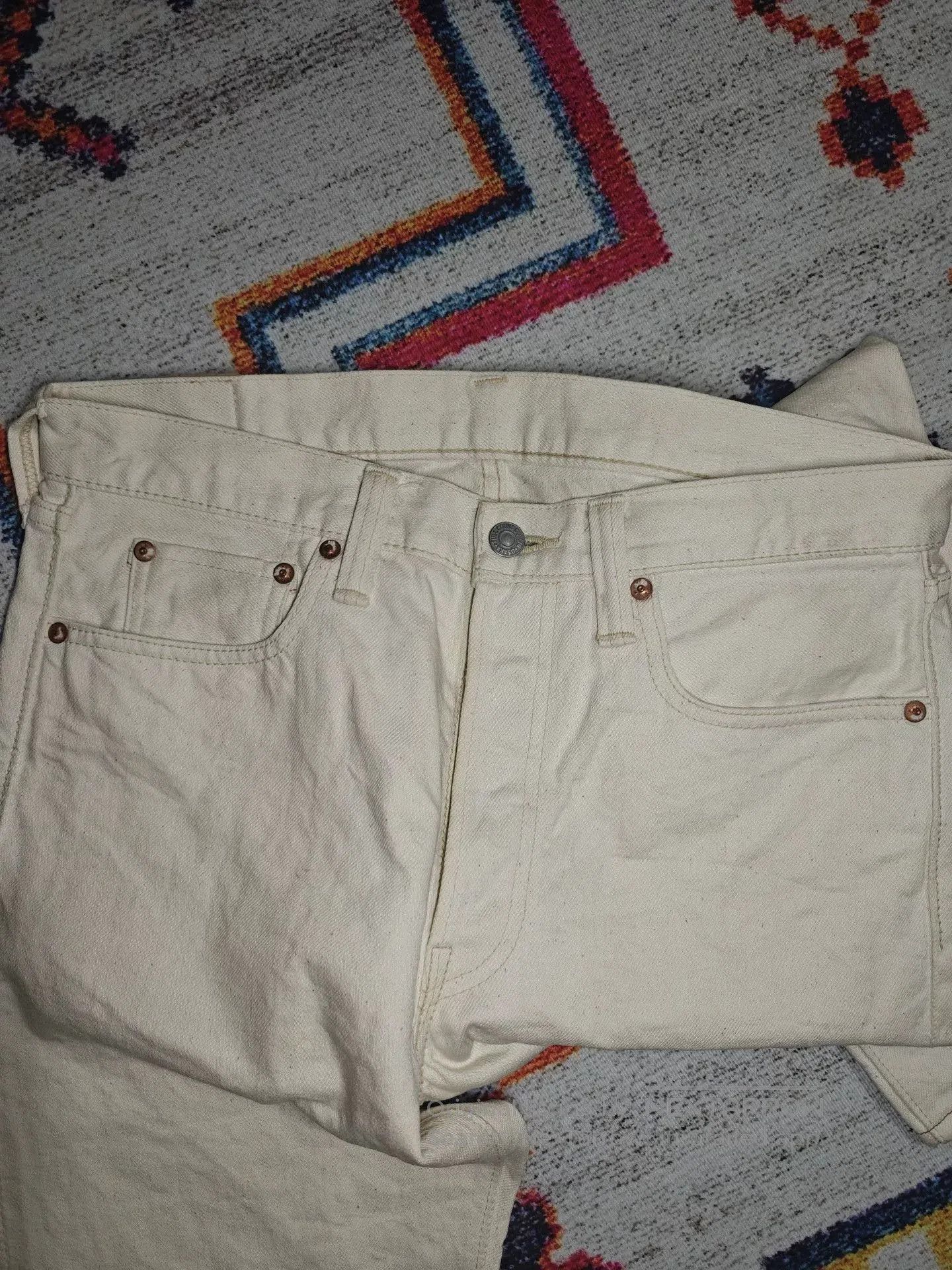 Full Count & Co. Fullcount 1108EC Slim Straight Red Selvedge Jeans. Size US 31 - 6 Thumbnail