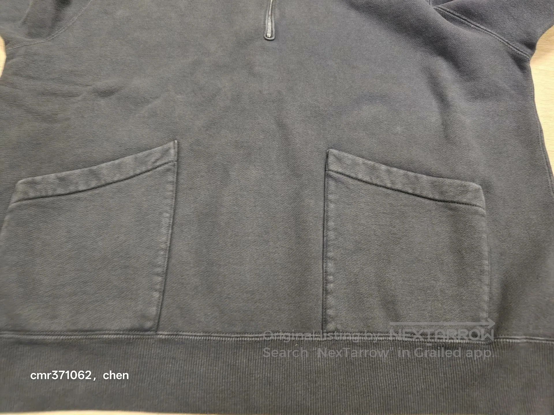 A.PRESSE A.PRESSE VINTAGE SAILOR HOOD HALF ZIP. Size US L / EU 52-54 / 3 - 8 Thumbnail