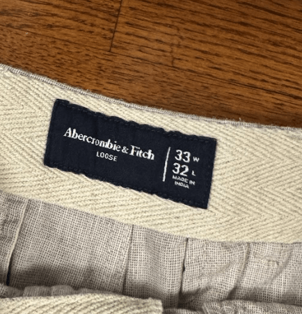 Abercrombie & Fitch Abercrombie & Fitch Linen pants Size US 33 - 2 Thumbnail