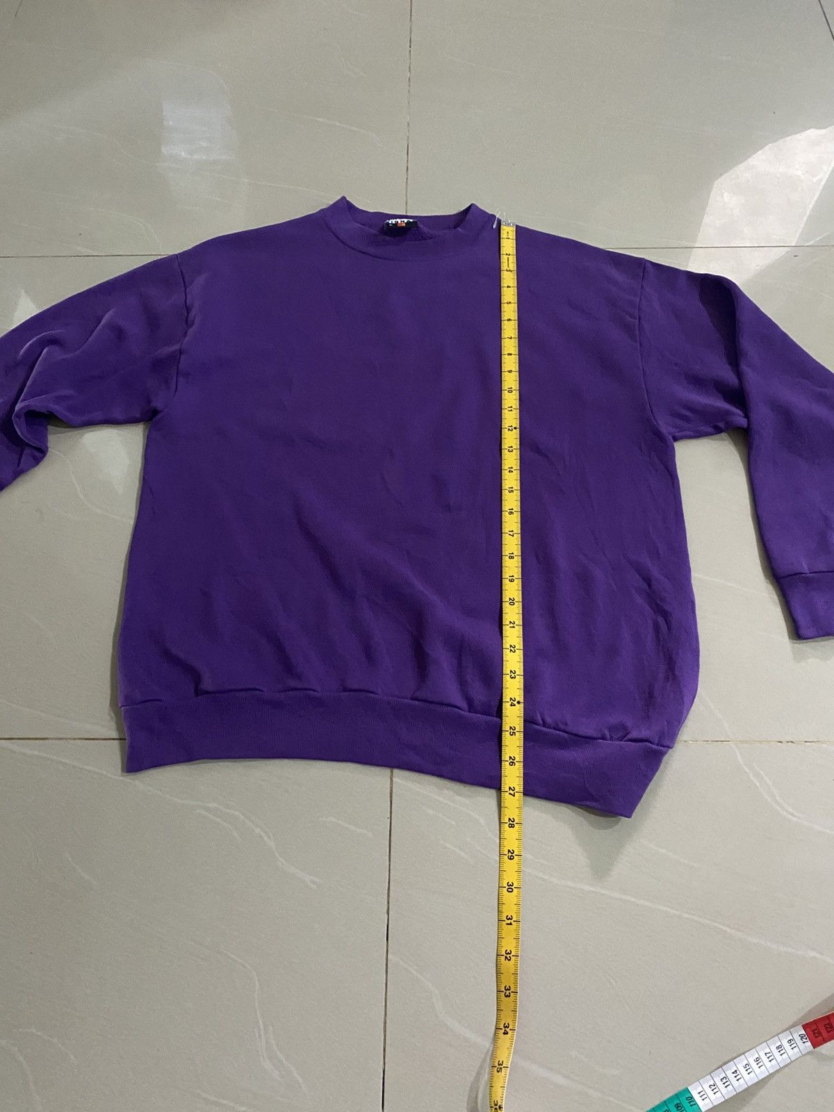 Vintage 90s Sweatshirt Purple Signal Tag Usa Size US L / EU 52-54 / 3 - 7 Thumbnail