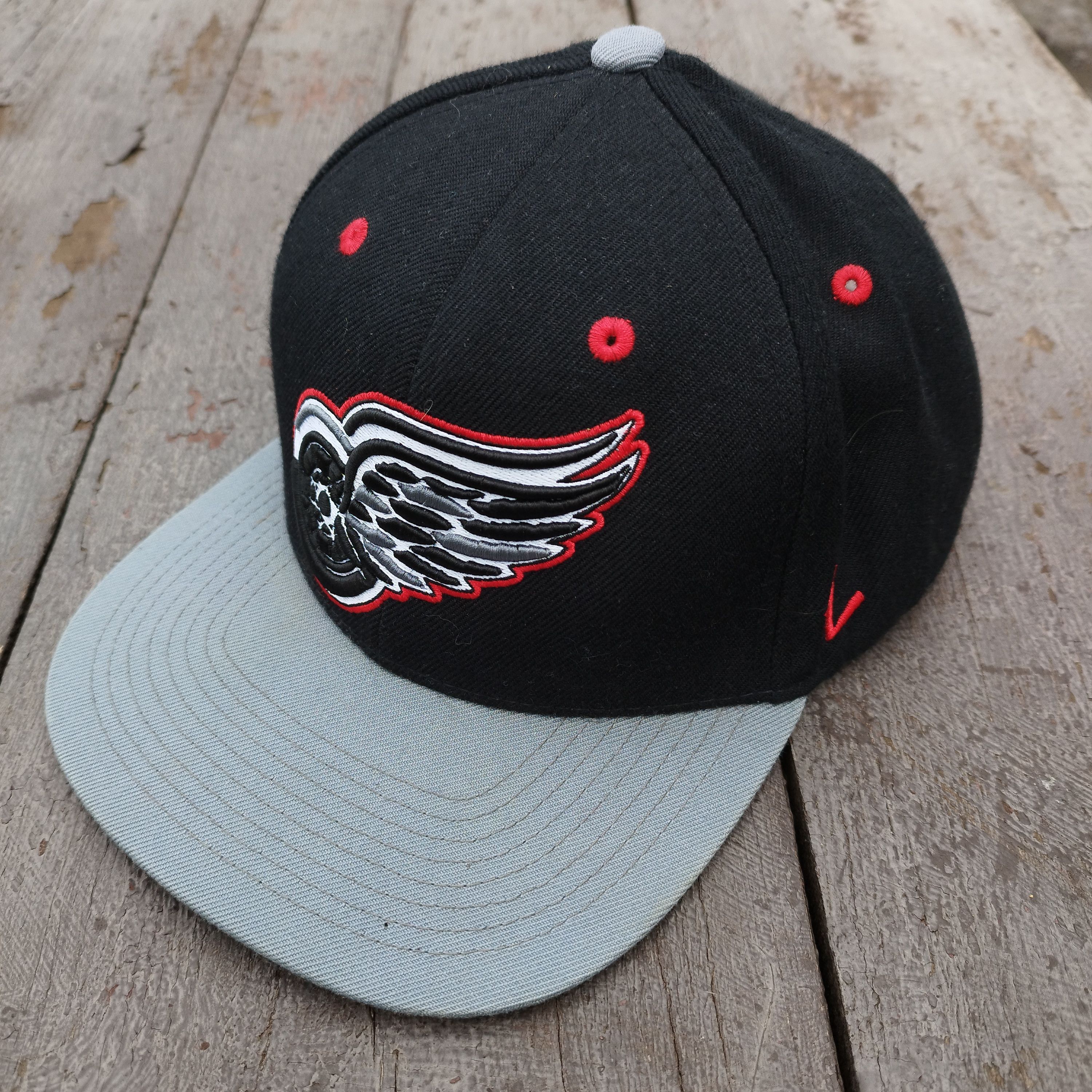 Zephyr Vintage Detroit Red Wings Zephyr Snapback NHL Hockey Wool Size ONE SIZE - 1 Thumbnail
