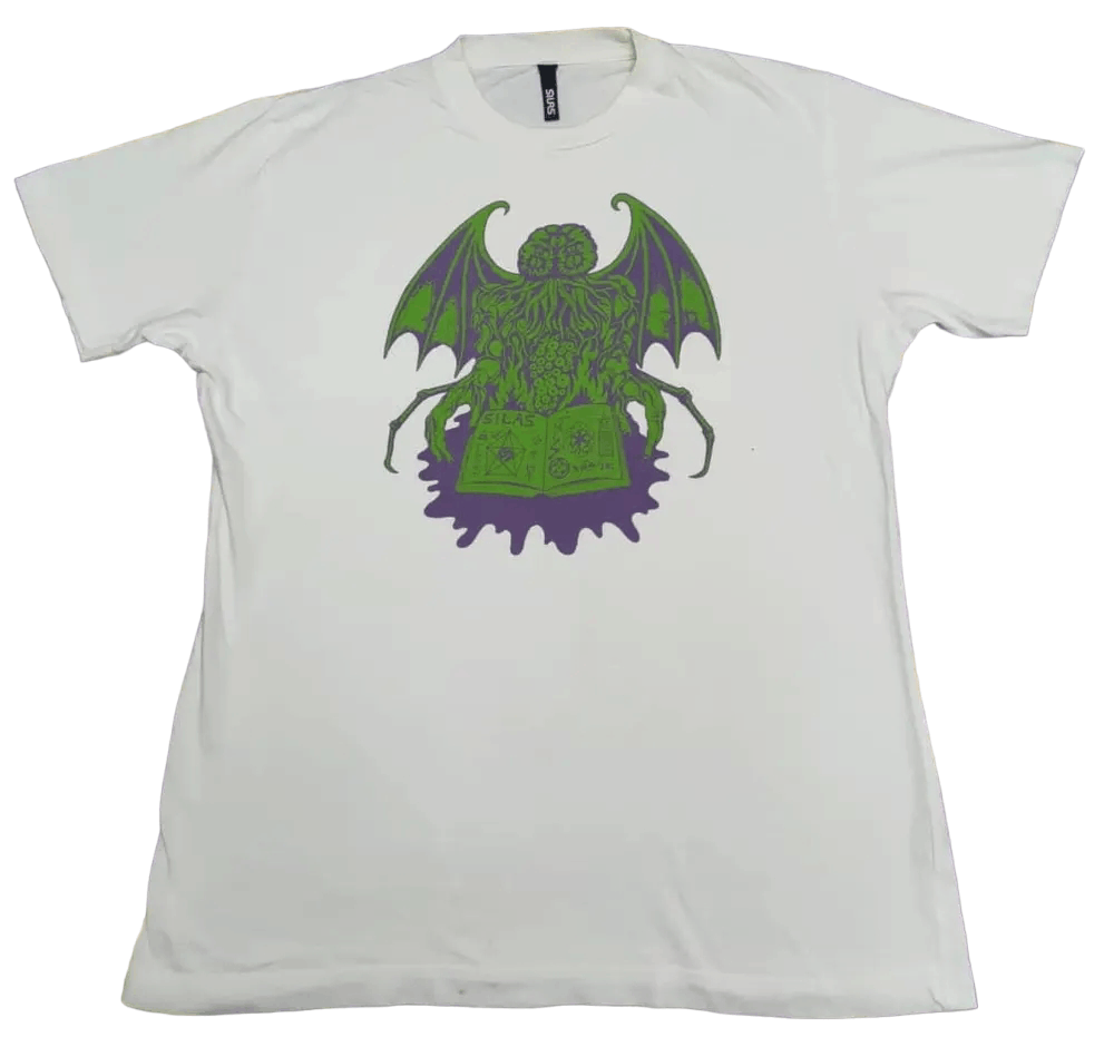 image of Silas Garment Basic Graphic T in White, Men's (Size Medium)