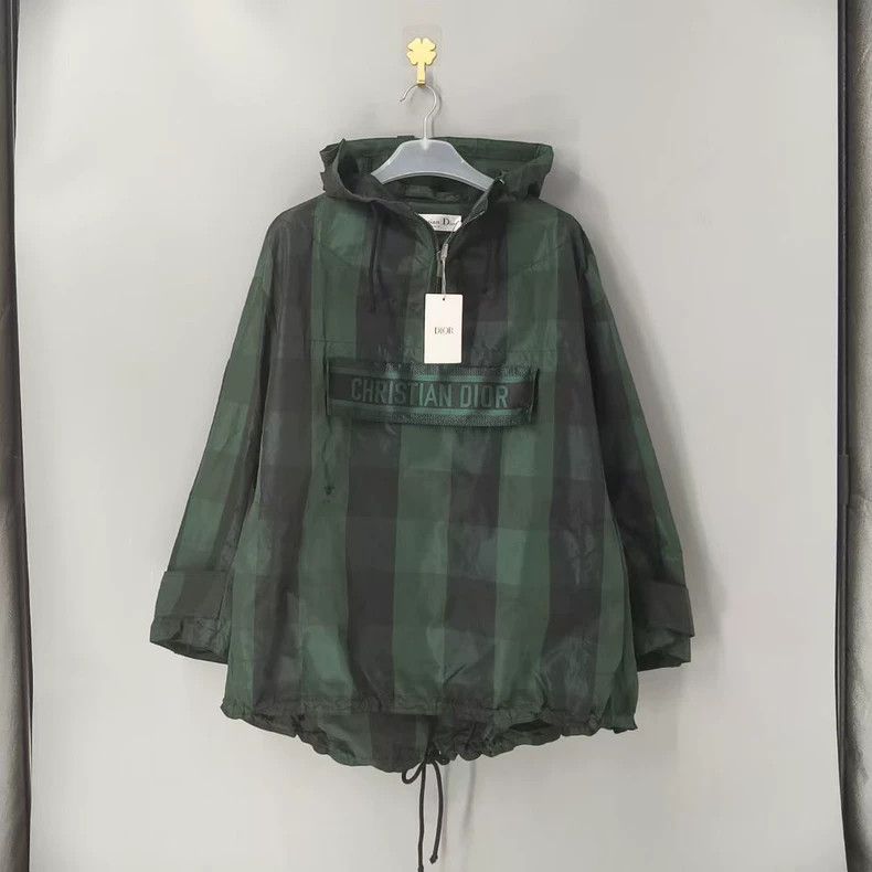 Dior Dior Green Check Logo Raincoat-yf Size US XS / EU 42 / 0 - 1 Thumbnail