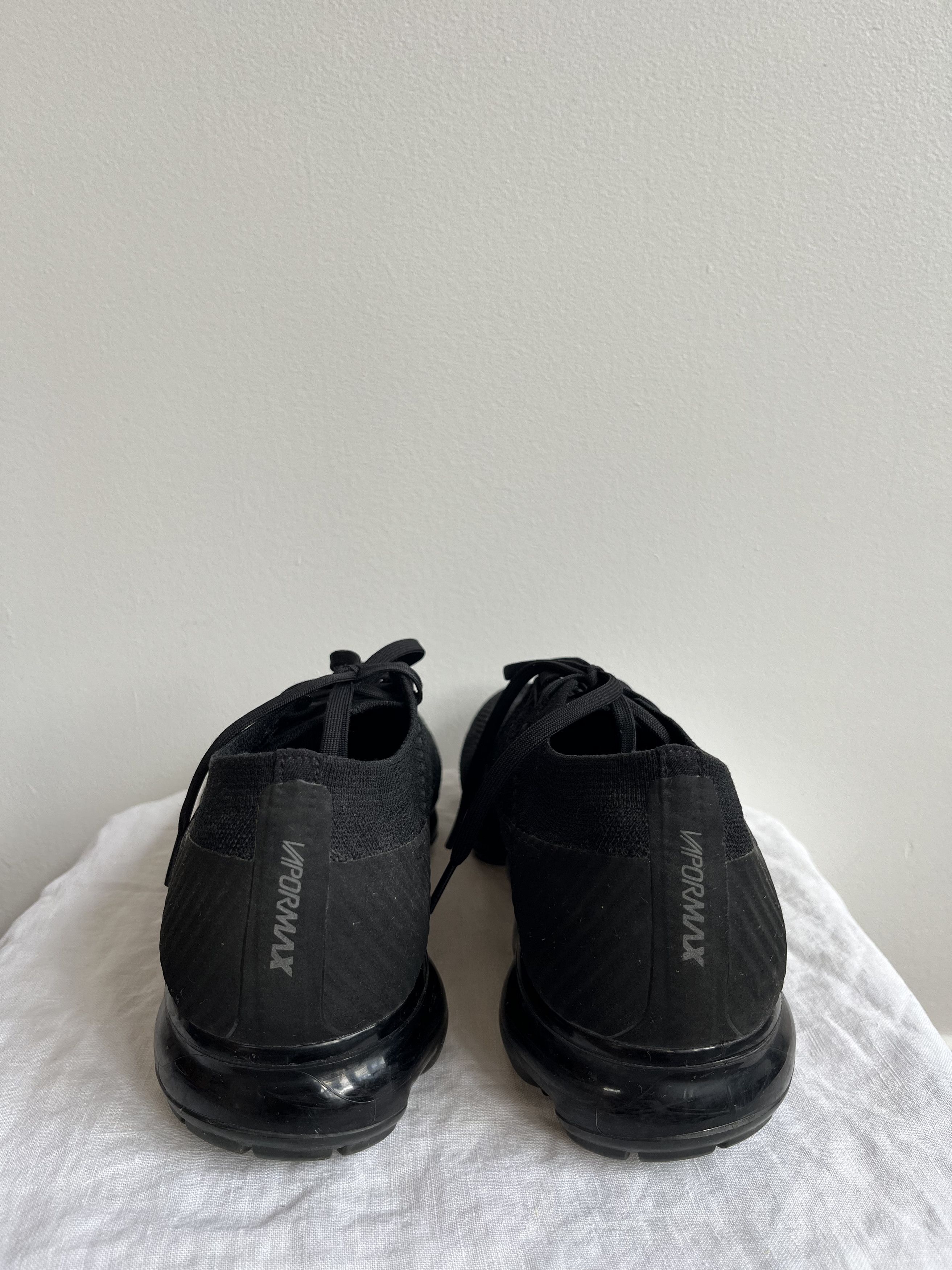 Nike Black 'NikeLab' Air VaporMax Running Sneakers (2017) Size US 11 / EU 44 - 4 Thumbnail