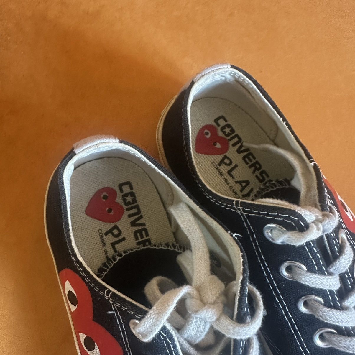 CDG by Comme des Garcons Play Comme des garçons women’s low top sneakers convers Size US 7.5 / IT 37.5 - 7 Thumbnail