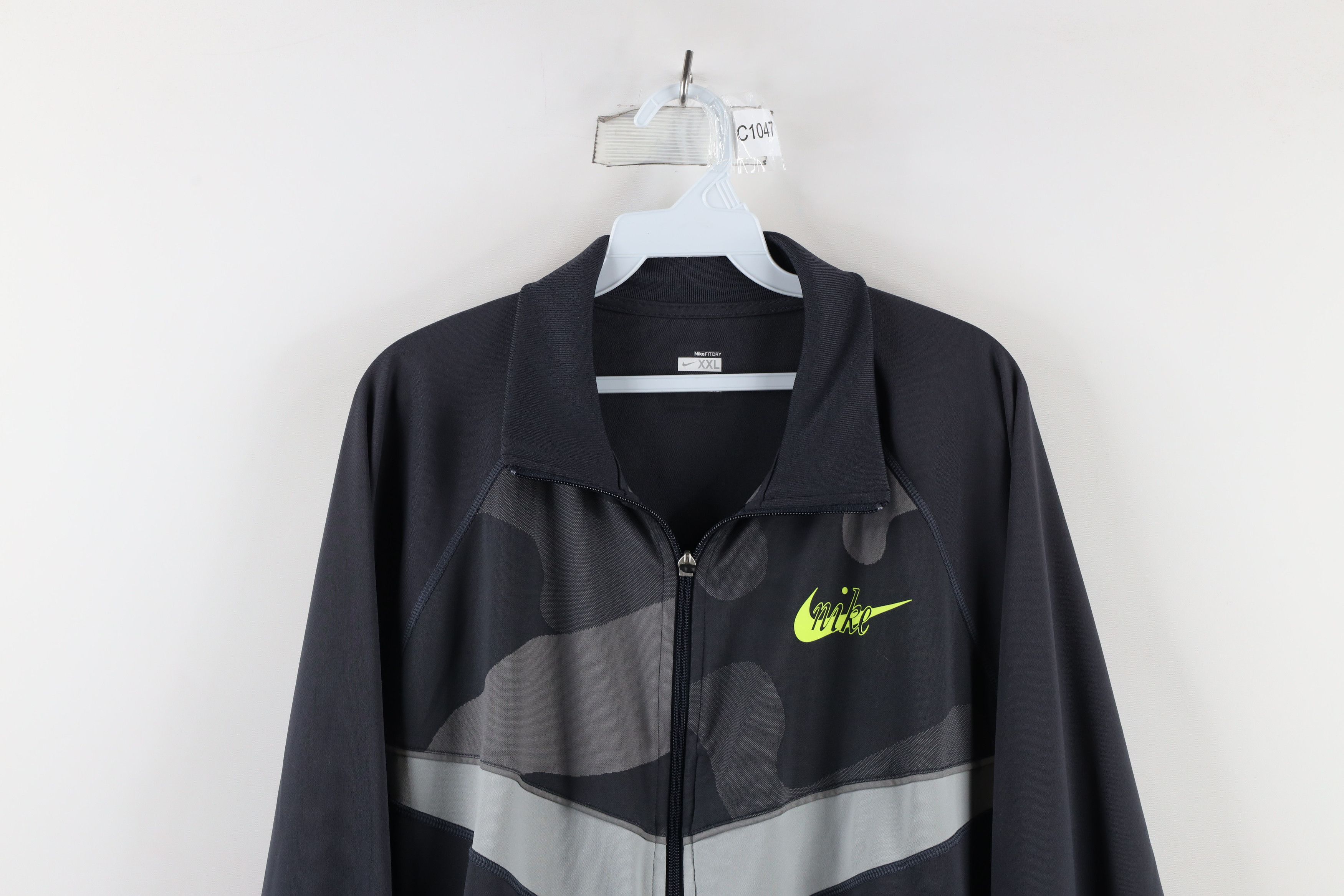 Nike × Vintage Vintage Nike Pre Lives Camouflage Track Jacket Gray Size US XXL / EU 58 / 5 - 2 Thumbnail