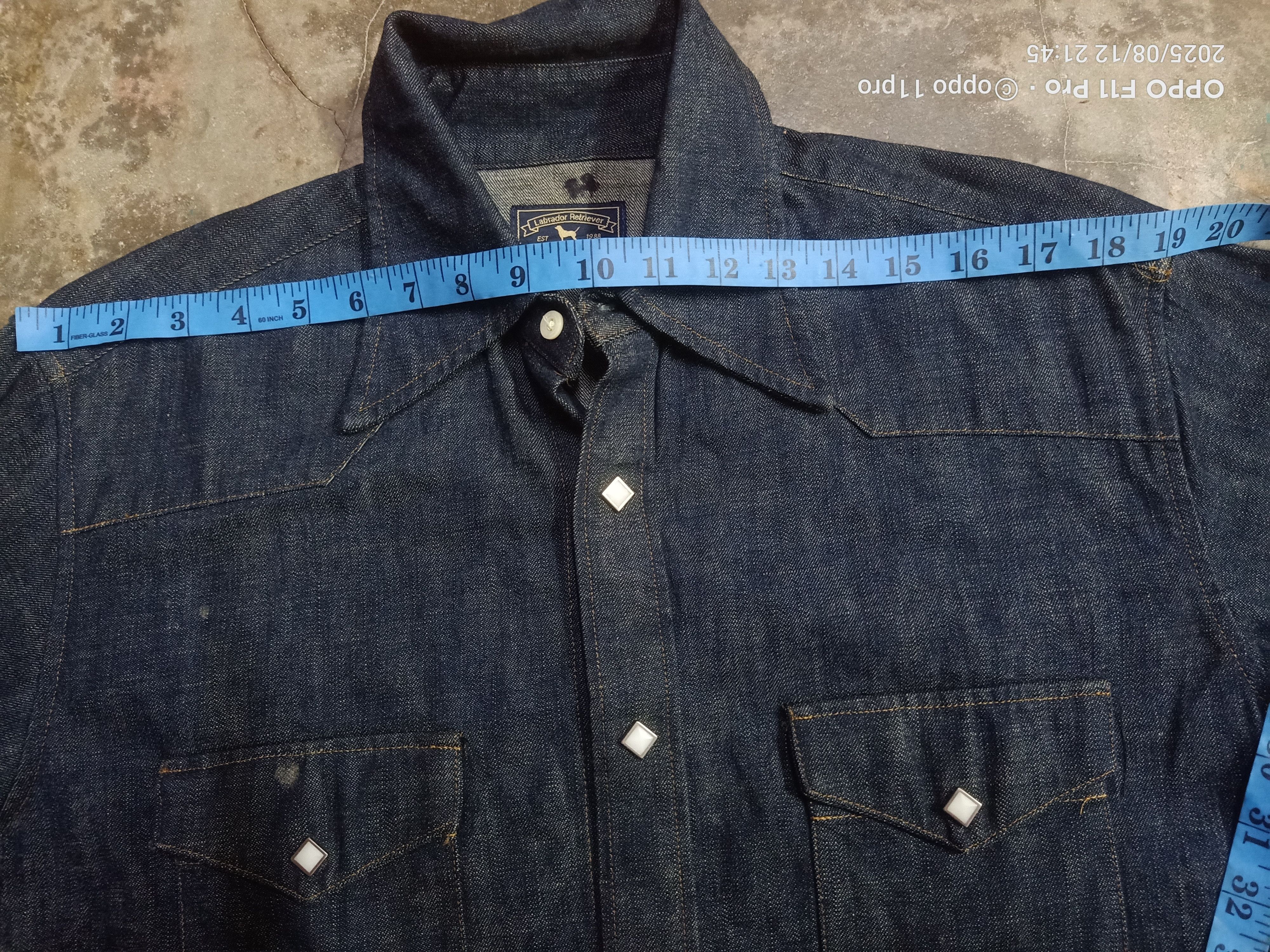 Japanese Brand 🌟 Labrador Retriever Western Snap Button Men 🌟 Size US L / EU 52-54 / 3 - 11 Thumbnail