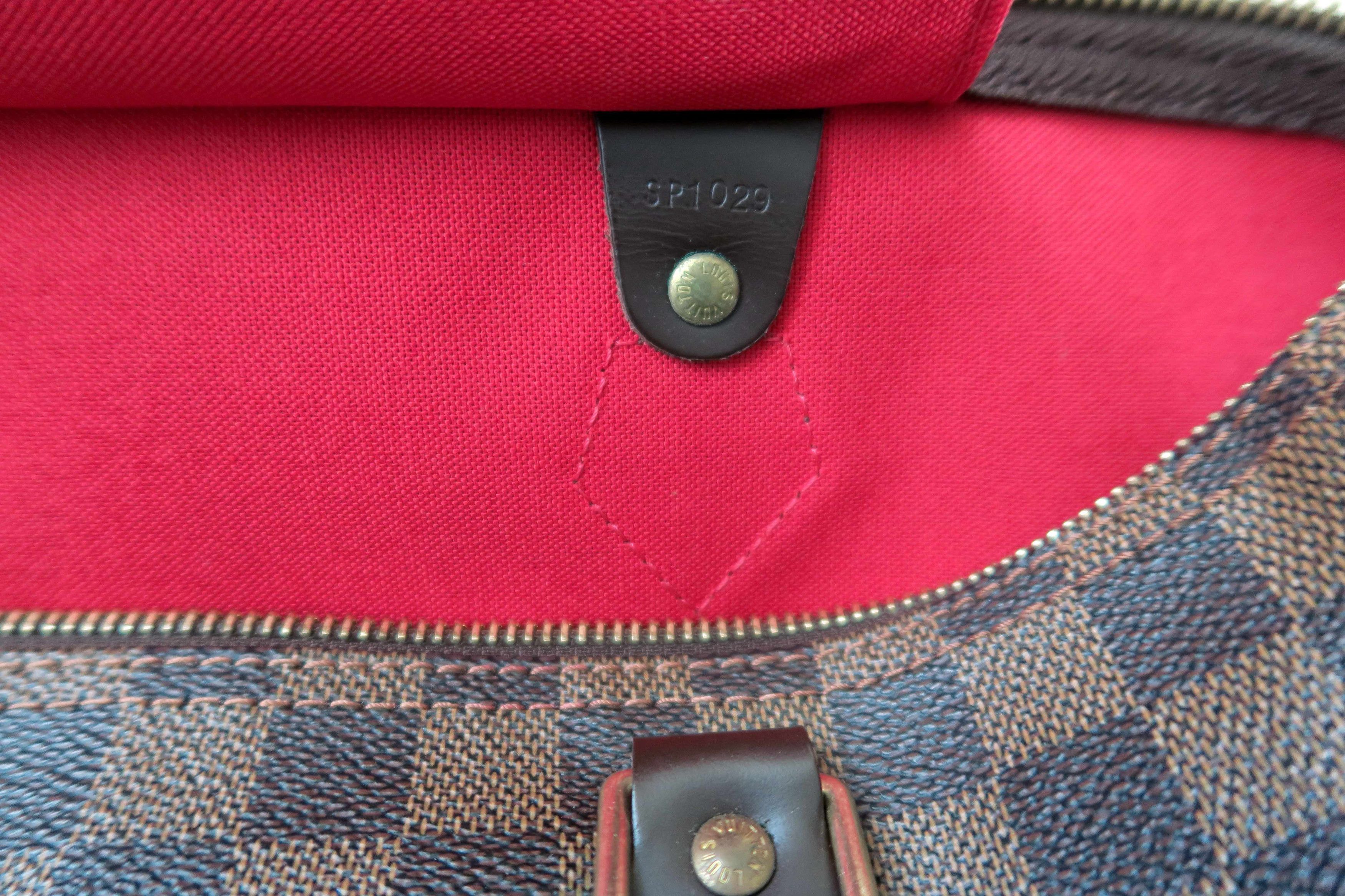 Louis Vuitton Louis Vuitton Speedy 35 Damier Ebene Handbag Size ONE SIZE - 7 Thumbnail